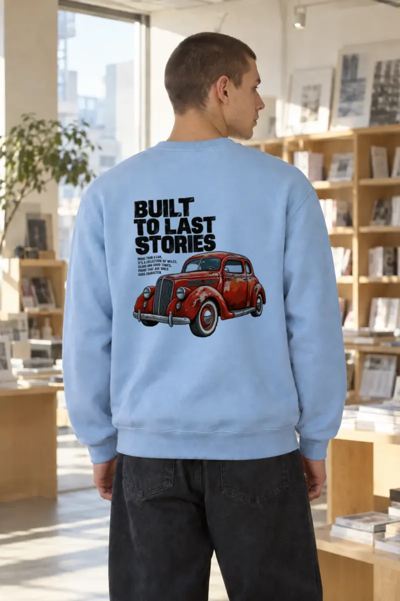 "Built To Last Stories" Heavy Blend Unisex Crewneck Sweatshirt | Gildan 18000