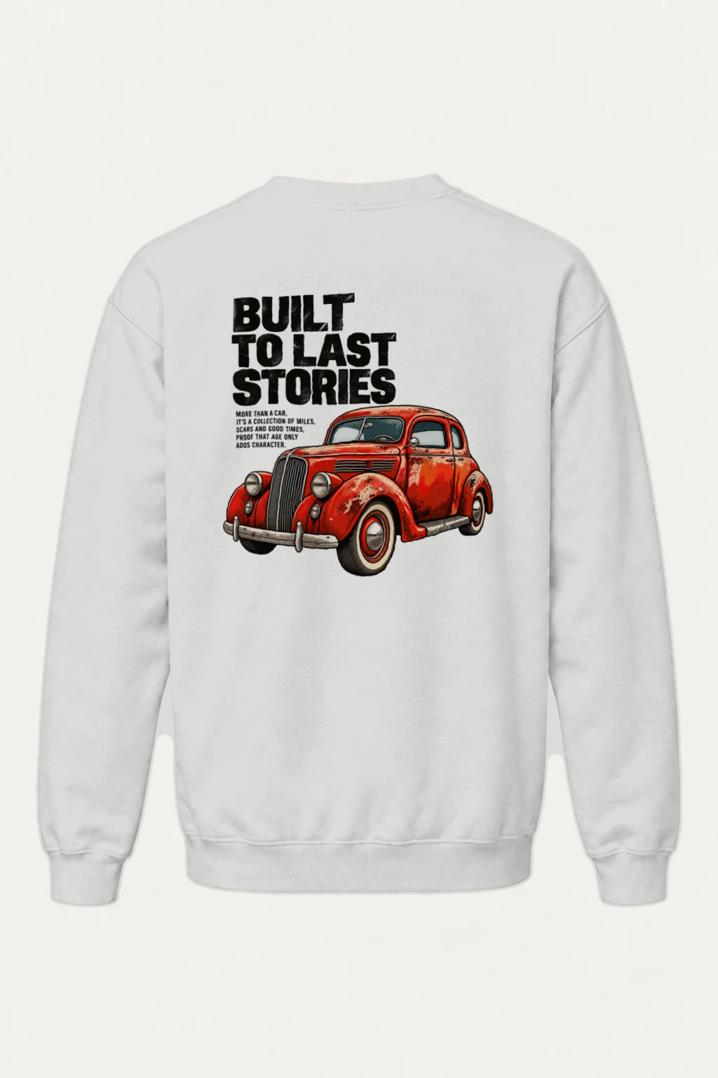 "Built To Last Stories" Heavy Blend Unisex Crewneck Sweatshirt | Gildan 18000