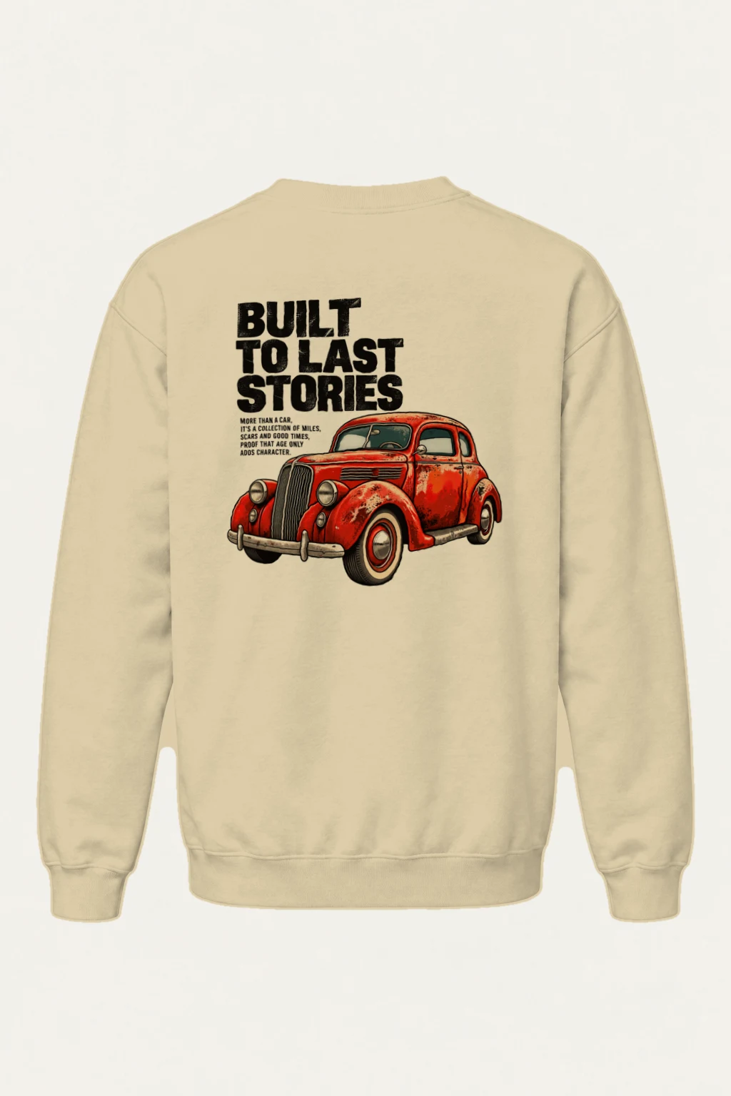 "Built To Last Stories" Heavy Blend Unisex Crewneck Sweatshirt | Gildan 18000