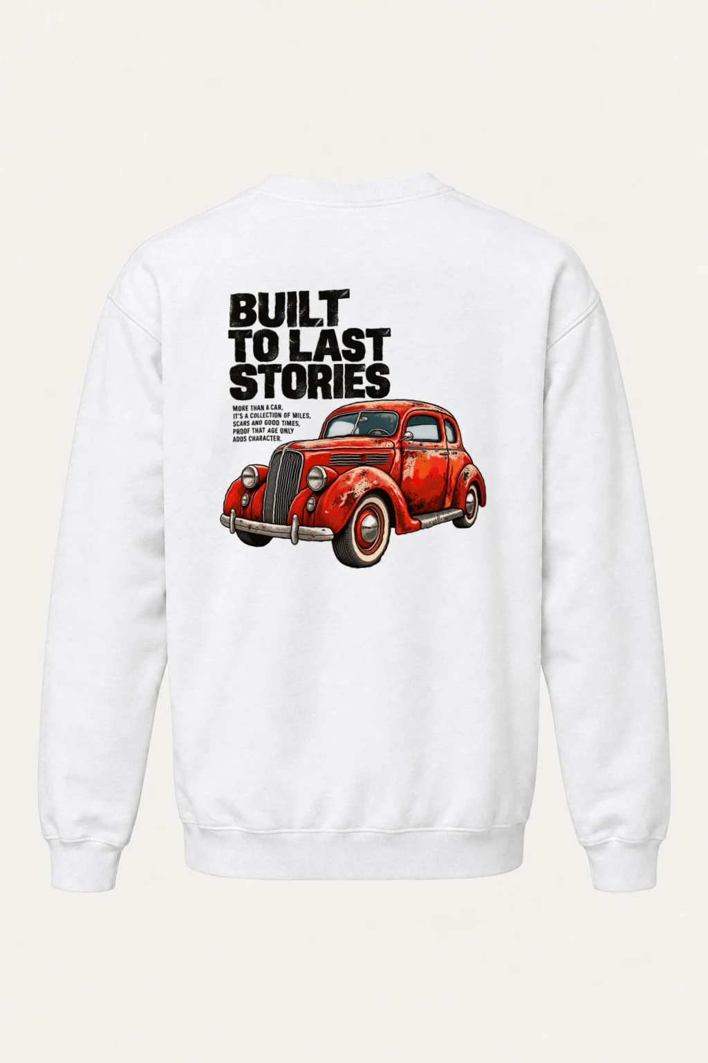"Built To Last Stories" Heavy Blend Unisex Crewneck Sweatshirt | Gildan 18000