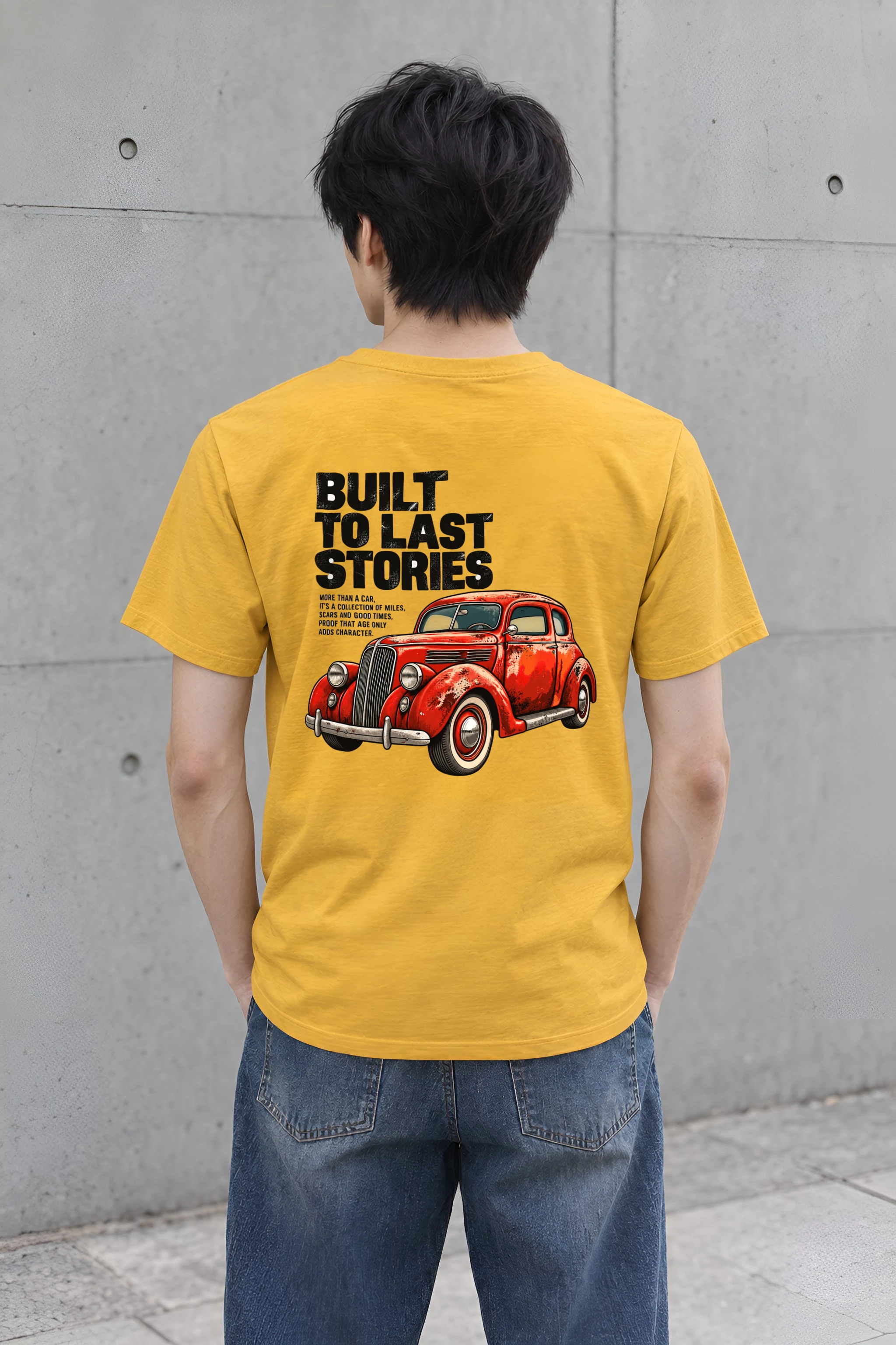 "Built To Last Stories" Heavyweight Unisex Crewneck T-shirt