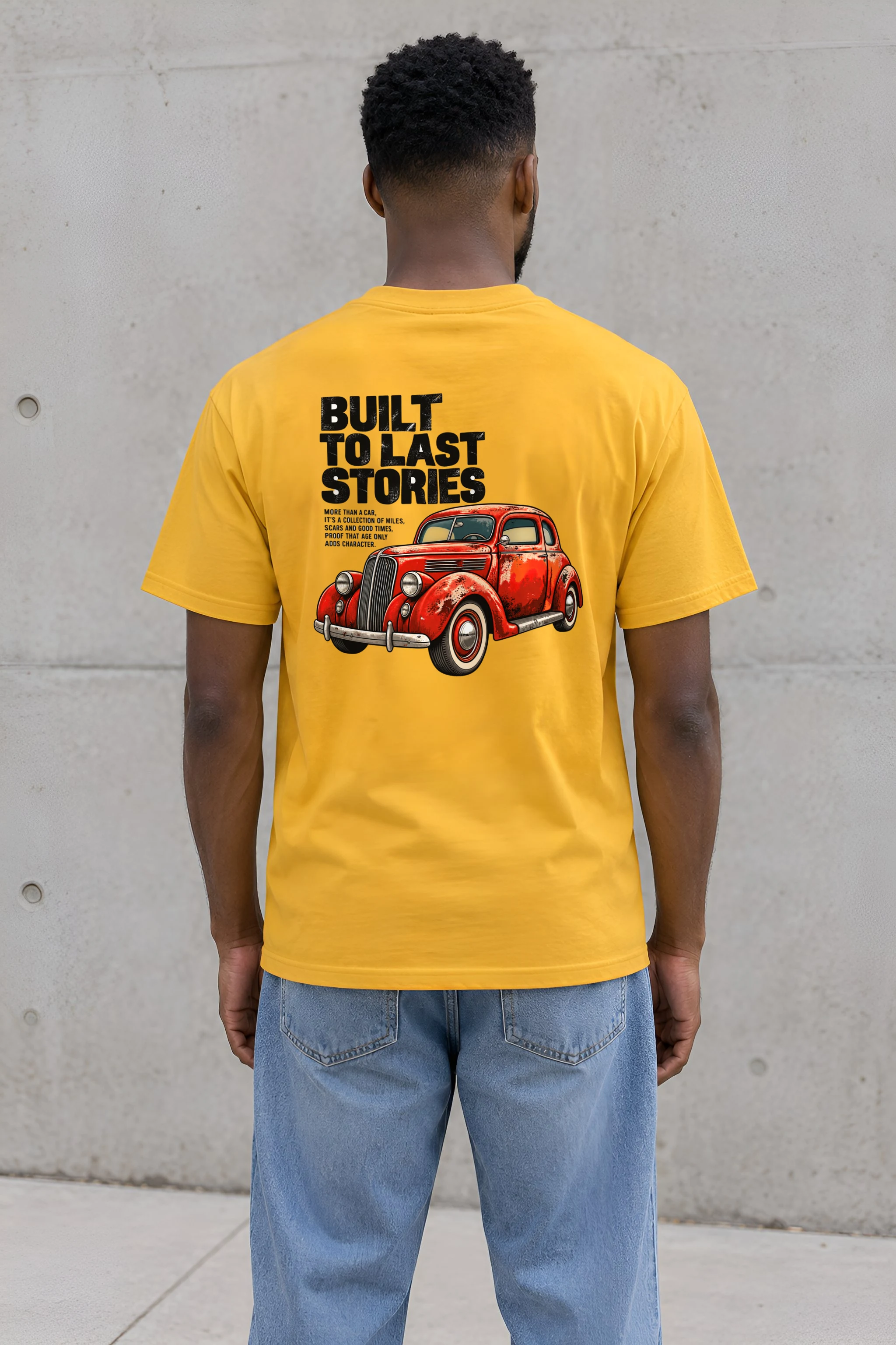 "Built To Last Stories" Heavyweight Unisex Crewneck T-shirt