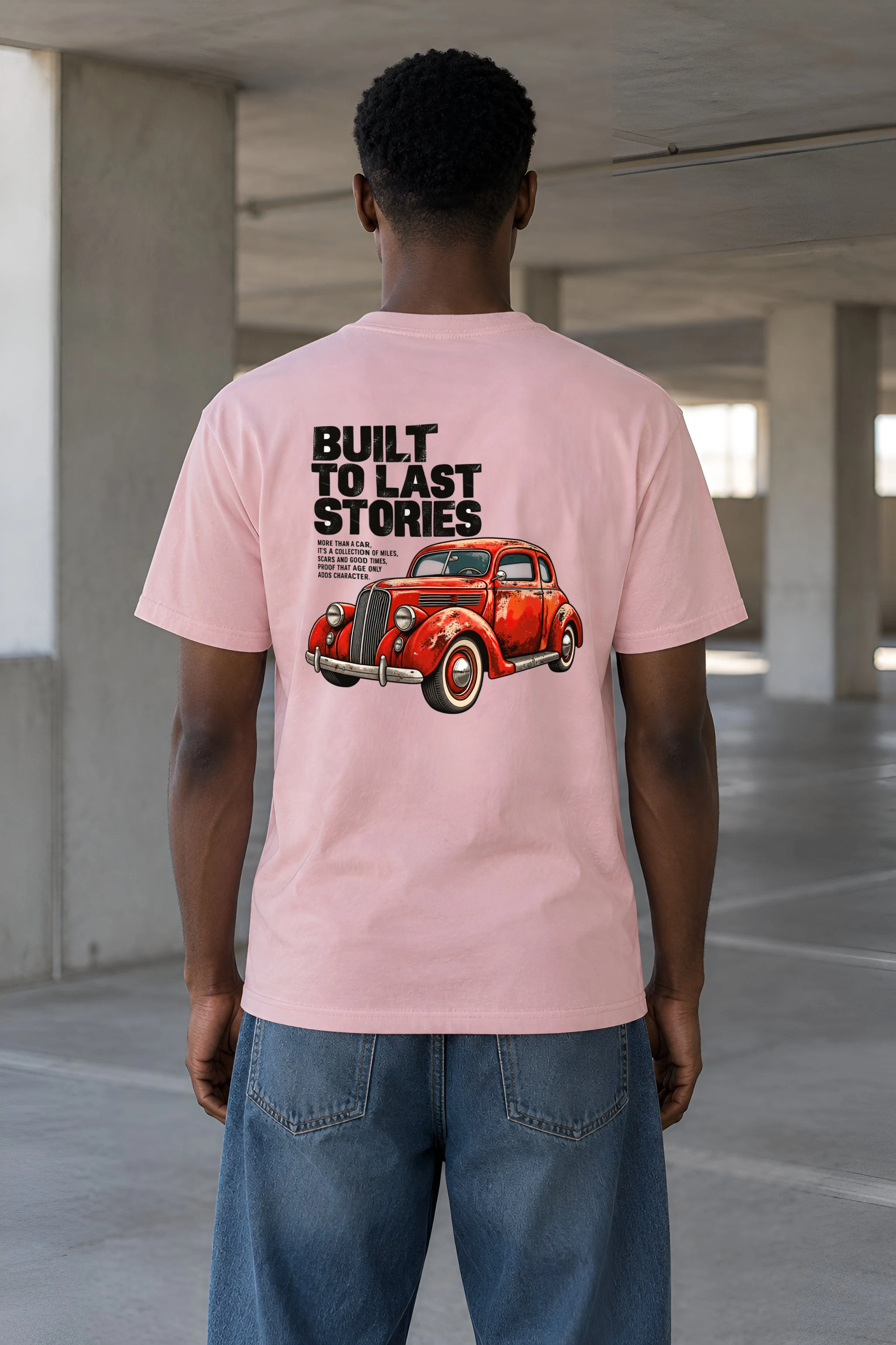 "Built To Last Stories" Heavyweight Unisex Crewneck T-shirt