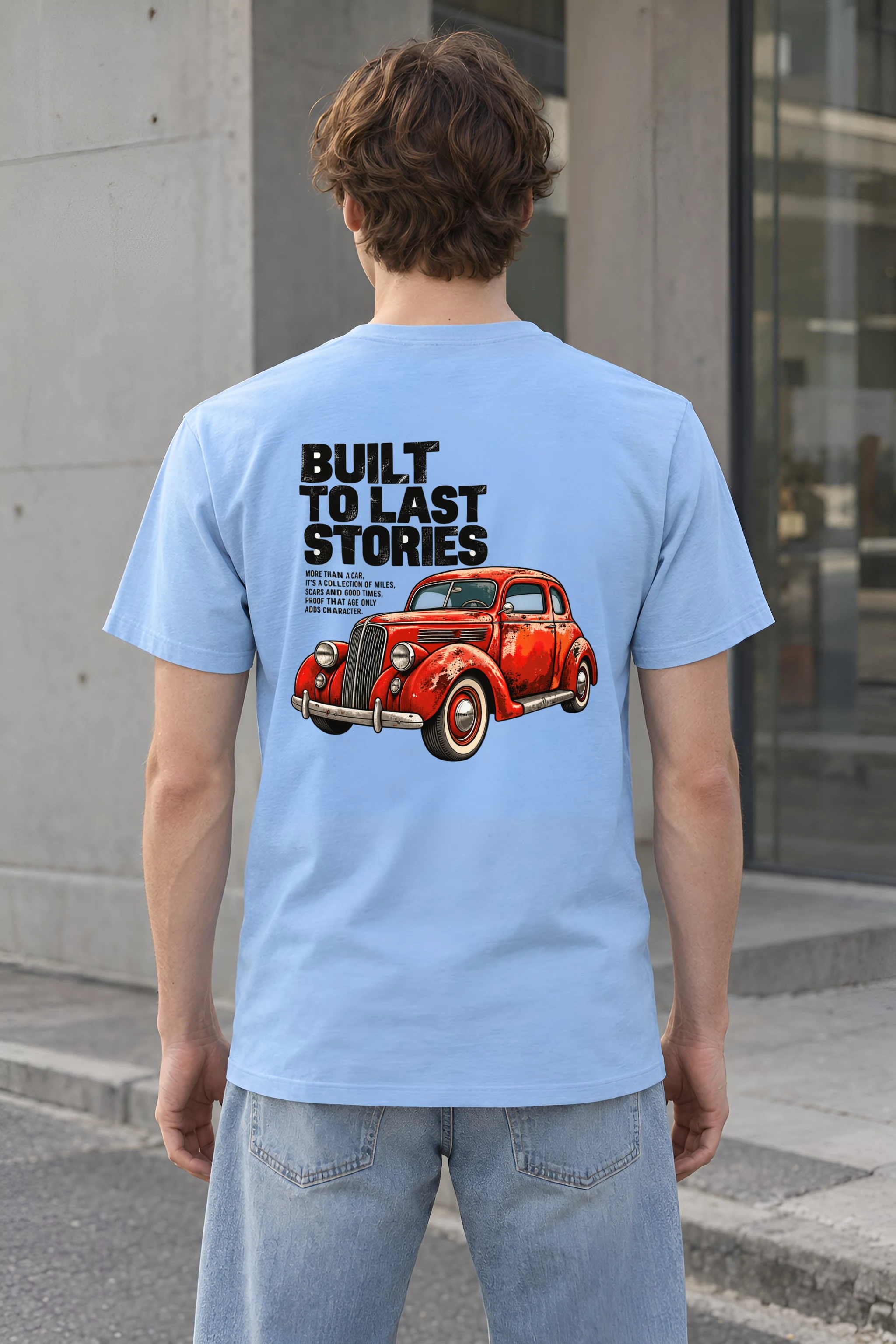 "Built To Last Stories" Heavyweight Unisex Crewneck T-shirt