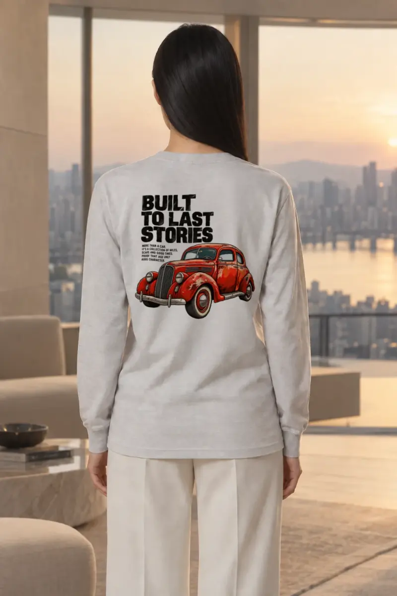 "Built To Last" Unisex Longsleeve T-shirt | Gildan 2400