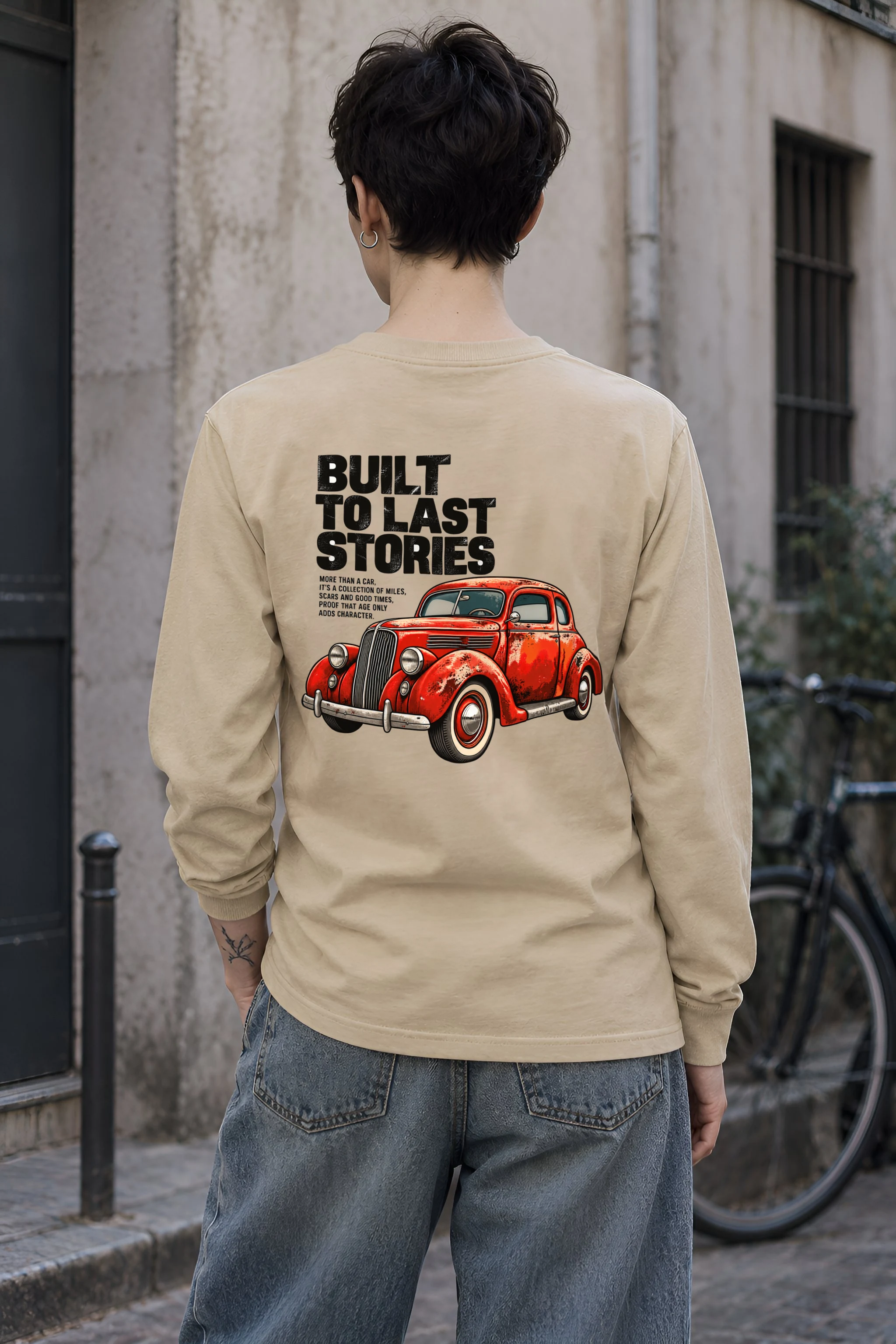 "Built To Last" Unisex Longsleeve T-shirt