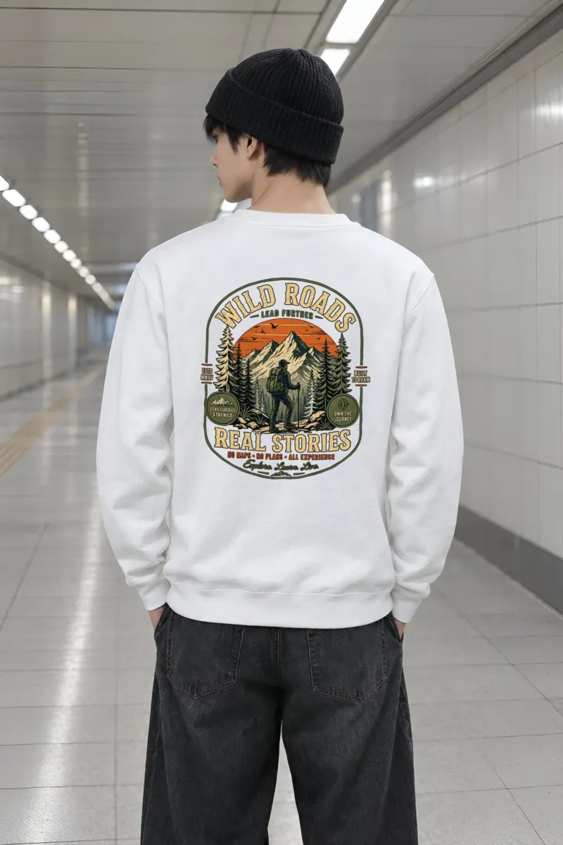 "Built To Roam" Heavy Blend Unisex Crewneck Sweatshirt