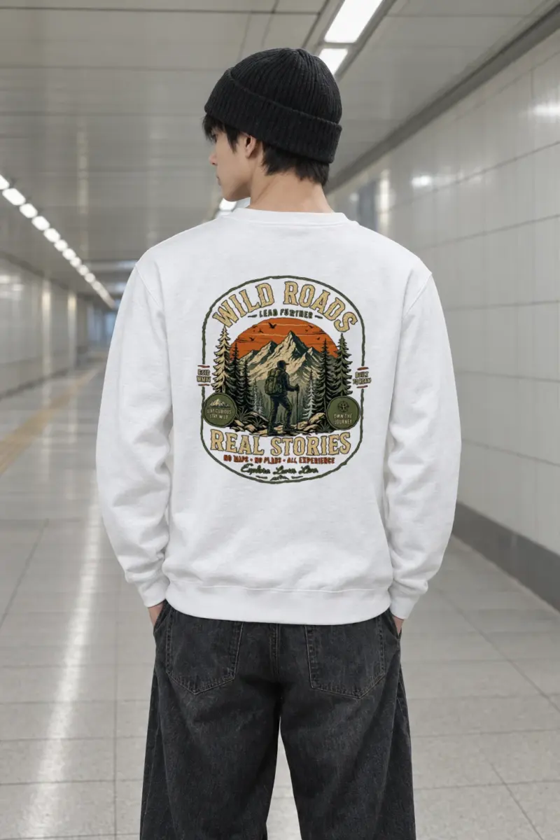 "Built To Roam" Heavy Blend Unisex Crewneck Sweatshirt