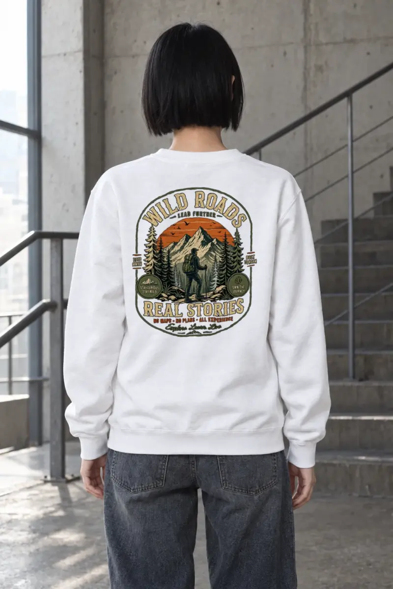 "Built To Roam" Heavy Blend Unisex Crewneck Sweatshirt