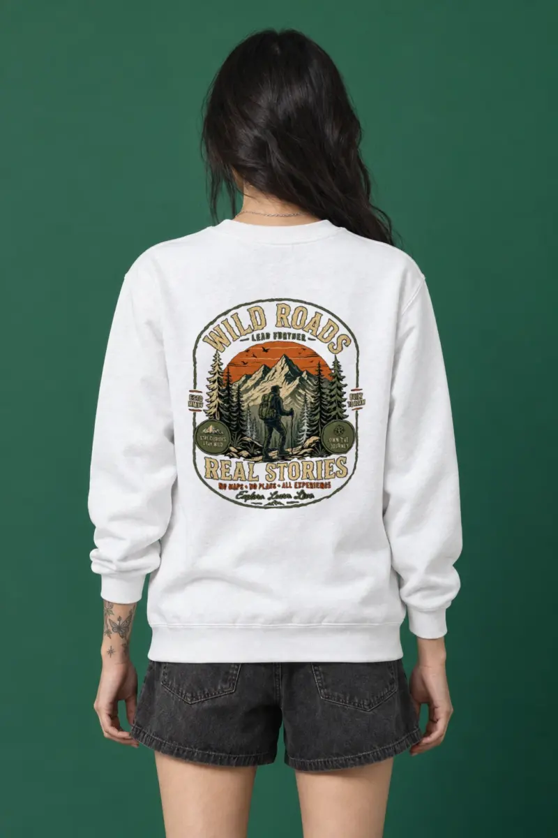 "Built To Roam" Heavy Blend Unisex Crewneck Sweatshirt