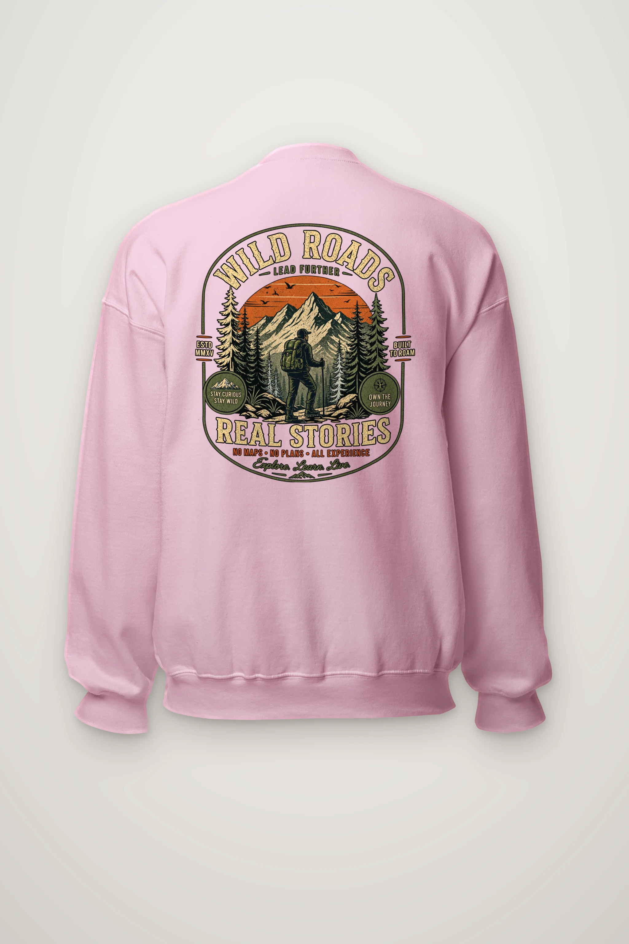 "Built To Roam" Heavy Blend Unisex Crewneck Sweatshirt