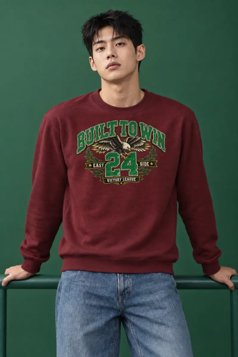"Built To Win" Heavy Blend Unisex Crewneck Sweatshirt
