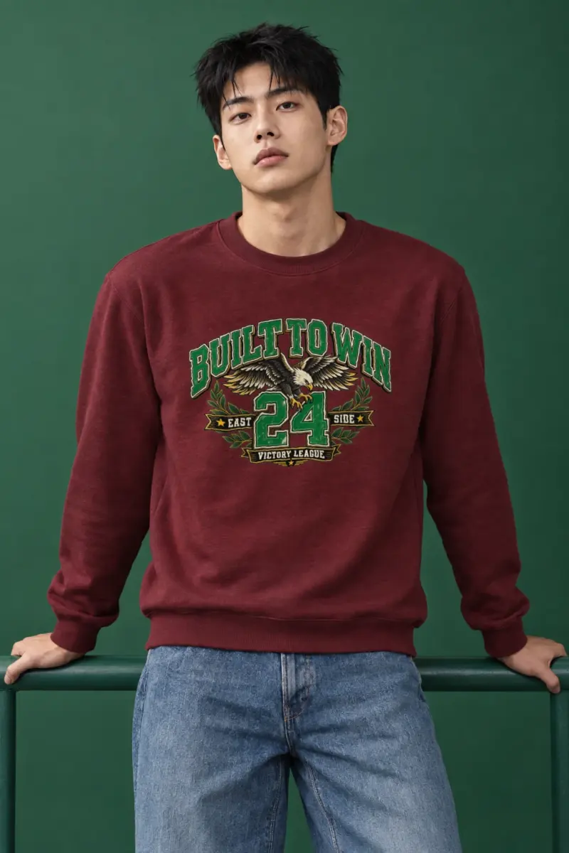 "Built To Win" Heavy Blend Unisex Crewneck Sweatshirt