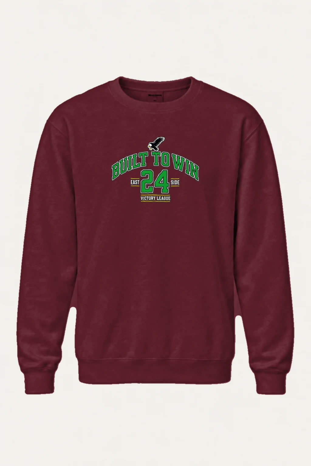 "Built To Win" Heavy Blend Unisex Crewneck Sweatshirt | Gildan 18000