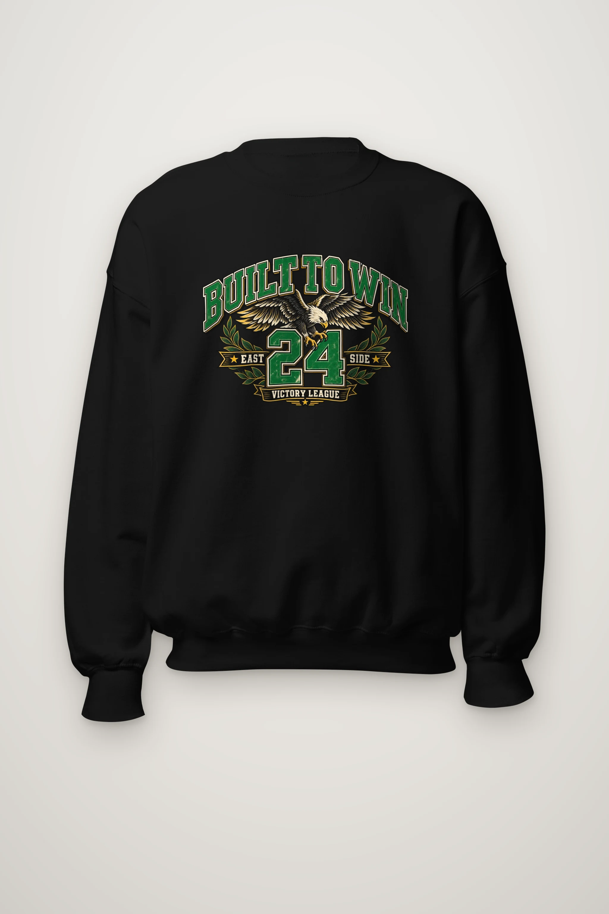 "Built To Win" Heavy Blend Unisex Crewneck Sweatshirt