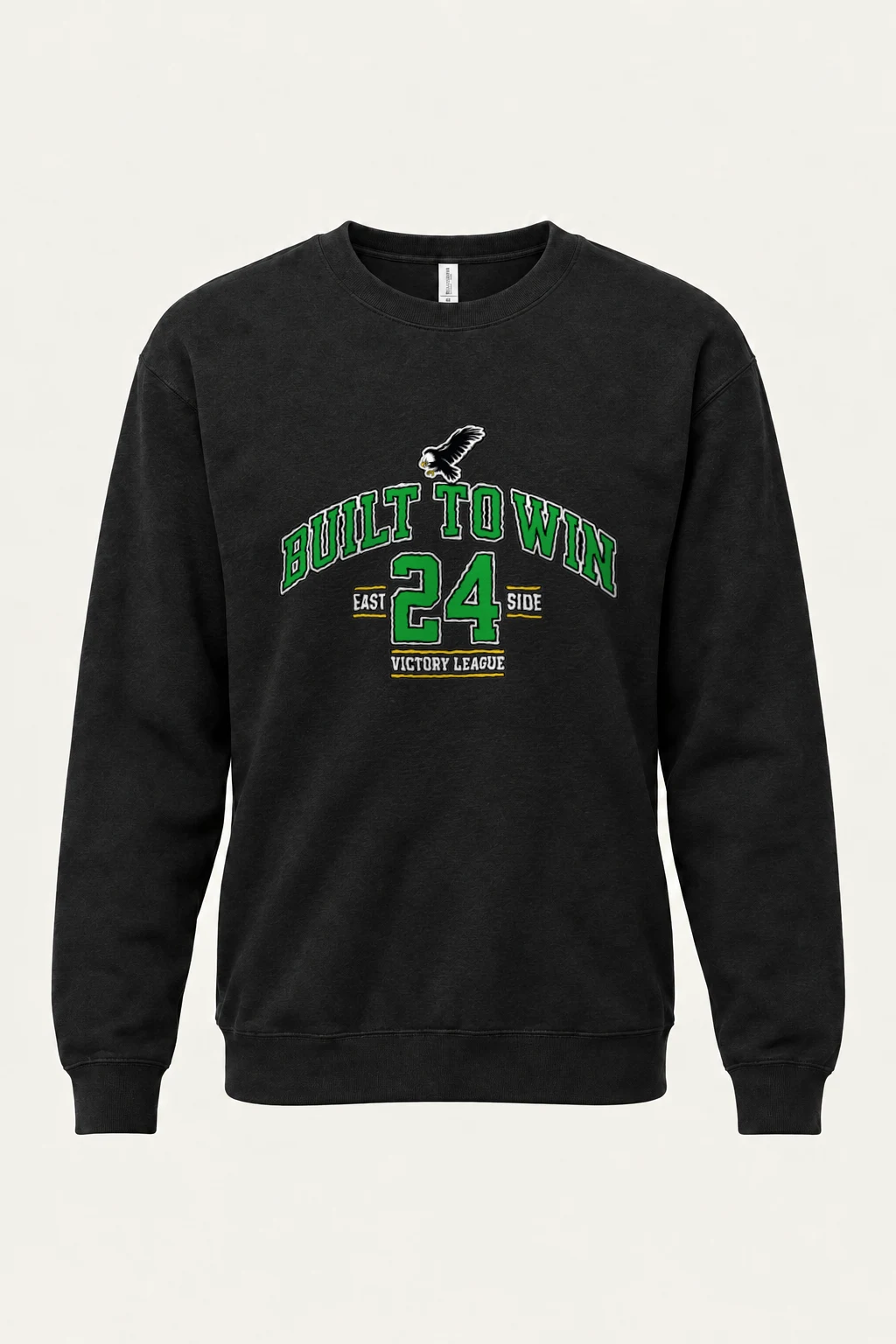 "Built To Win" Heavy Blend Unisex Crewneck Sweatshirt | Gildan 18000