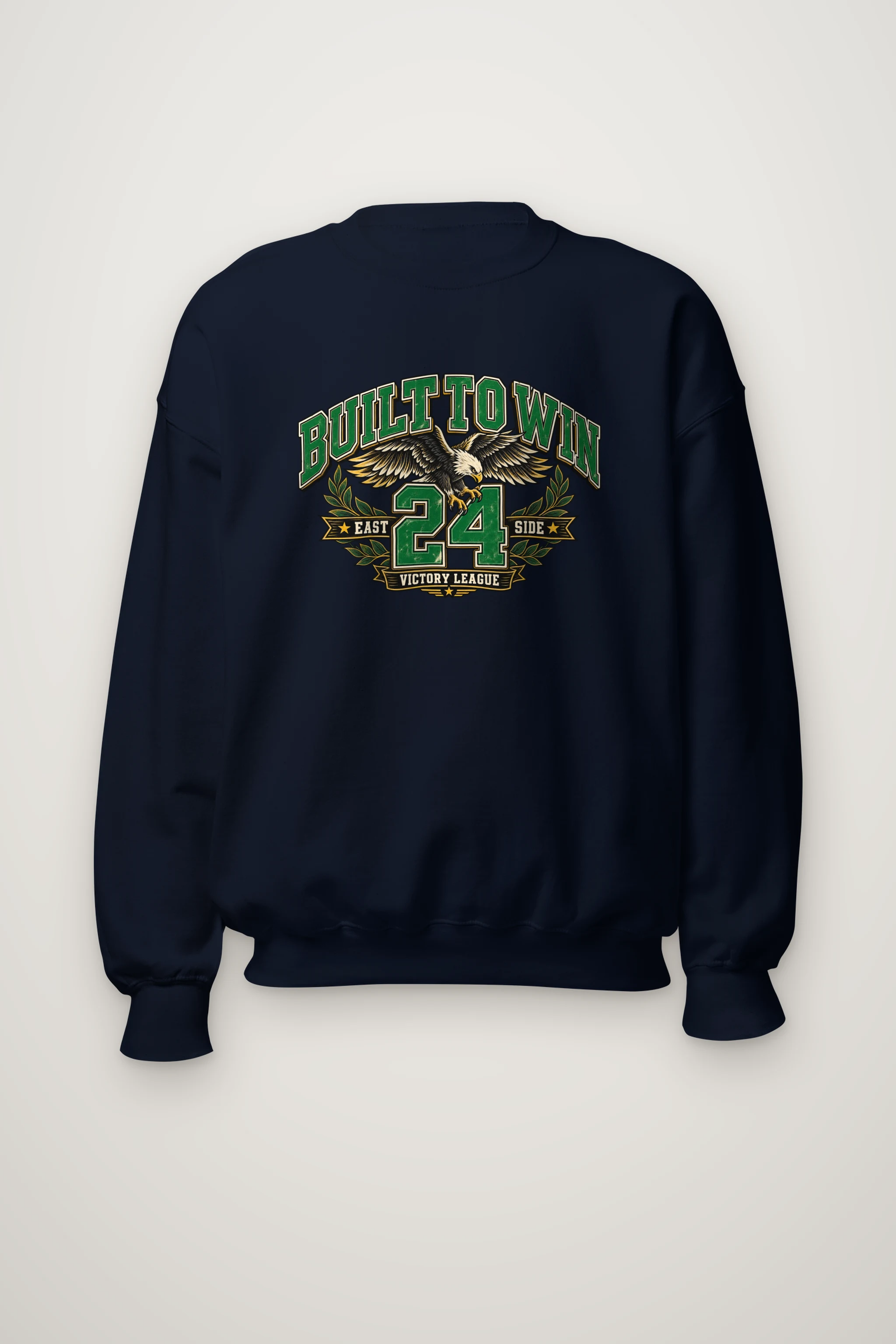 "Built To Win" Heavy Blend Unisex Crewneck Sweatshirt