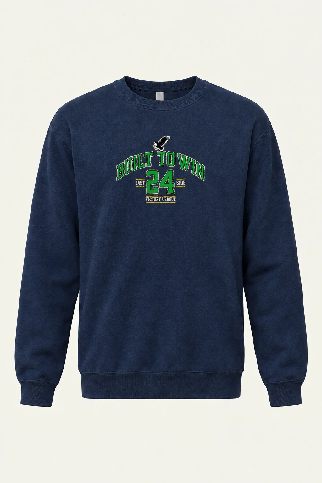 "Built To Win" Heavy Blend Unisex Crewneck Sweatshirt | Gildan 18000