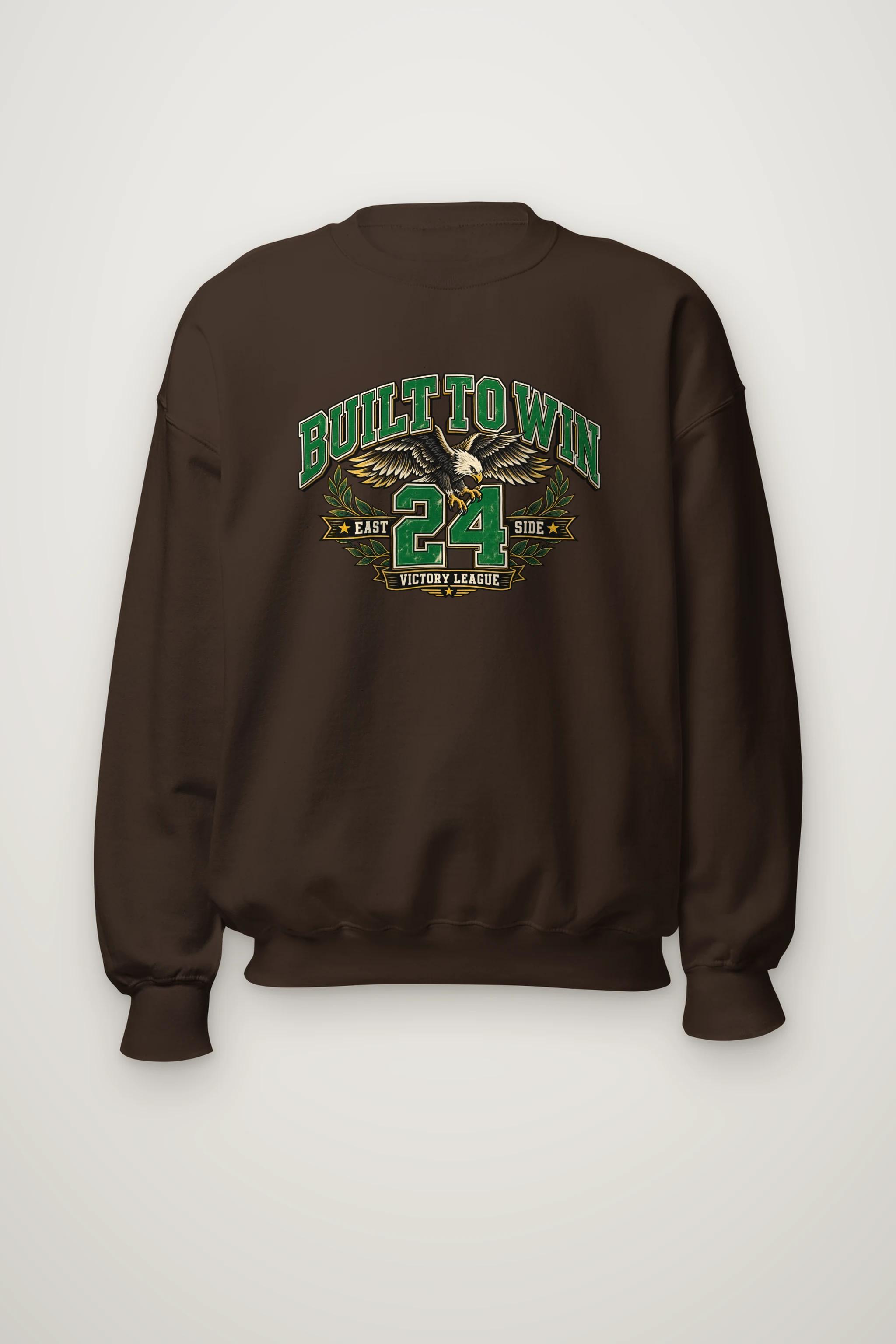 "Built To Win" Heavy Blend Unisex Crewneck Sweatshirt
