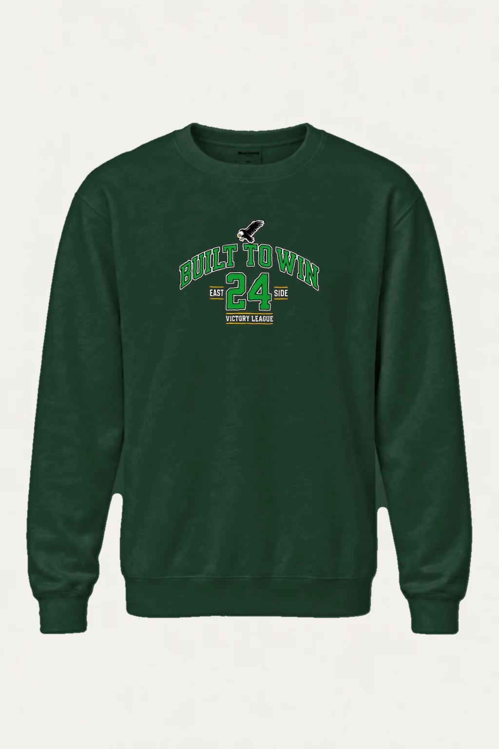 "Built To Win" Heavy Blend Unisex Crewneck Sweatshirt | Gildan 18000