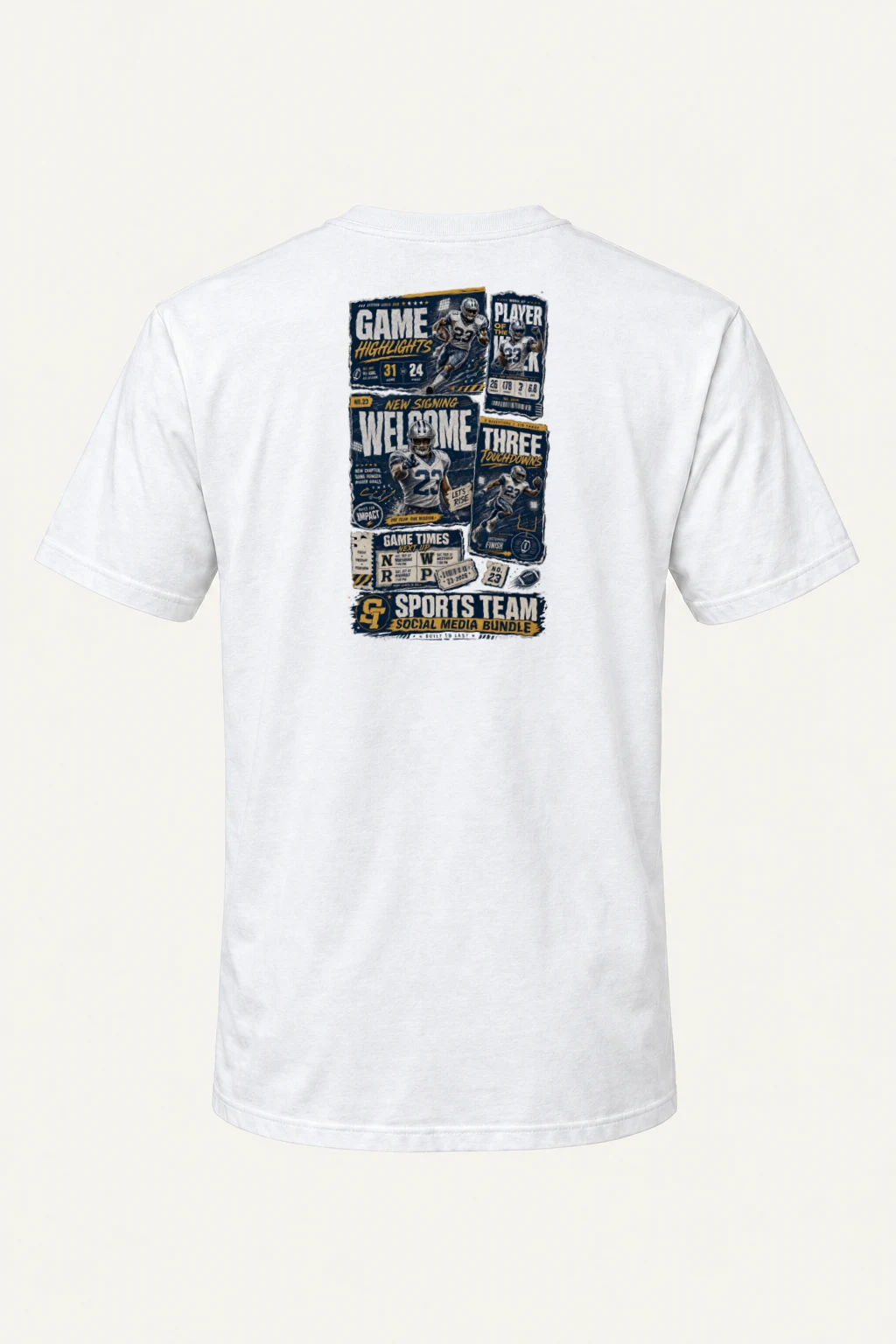 "Built To Win" Heavyweight Unisex Crewneck T-shirt | Gildan 5000