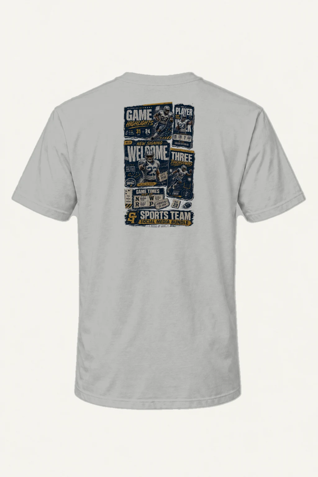 "Built To Win" Heavyweight Unisex Crewneck T-shirt | Gildan 5000