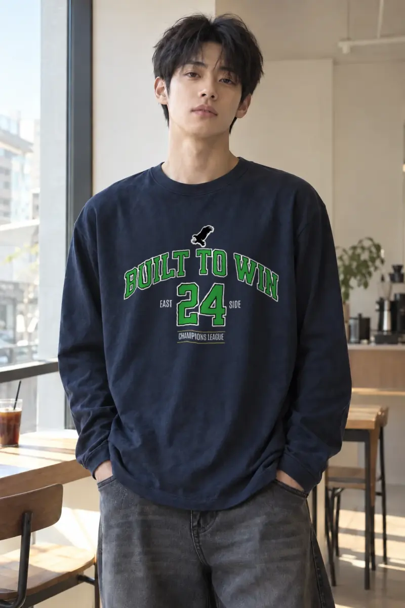 “Built To Win” Unisex Longsleeve T-shirt | Gildan 2400
