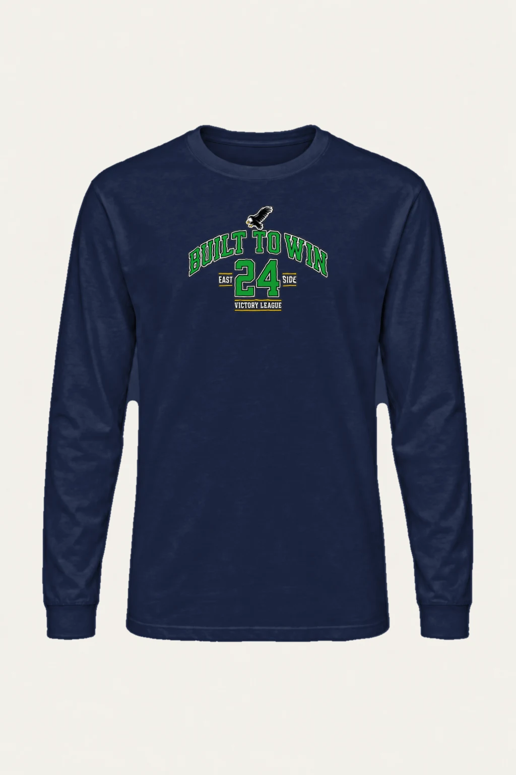 "Built To Win" Unisex Longsleeve T-shirt | Gildan 2400