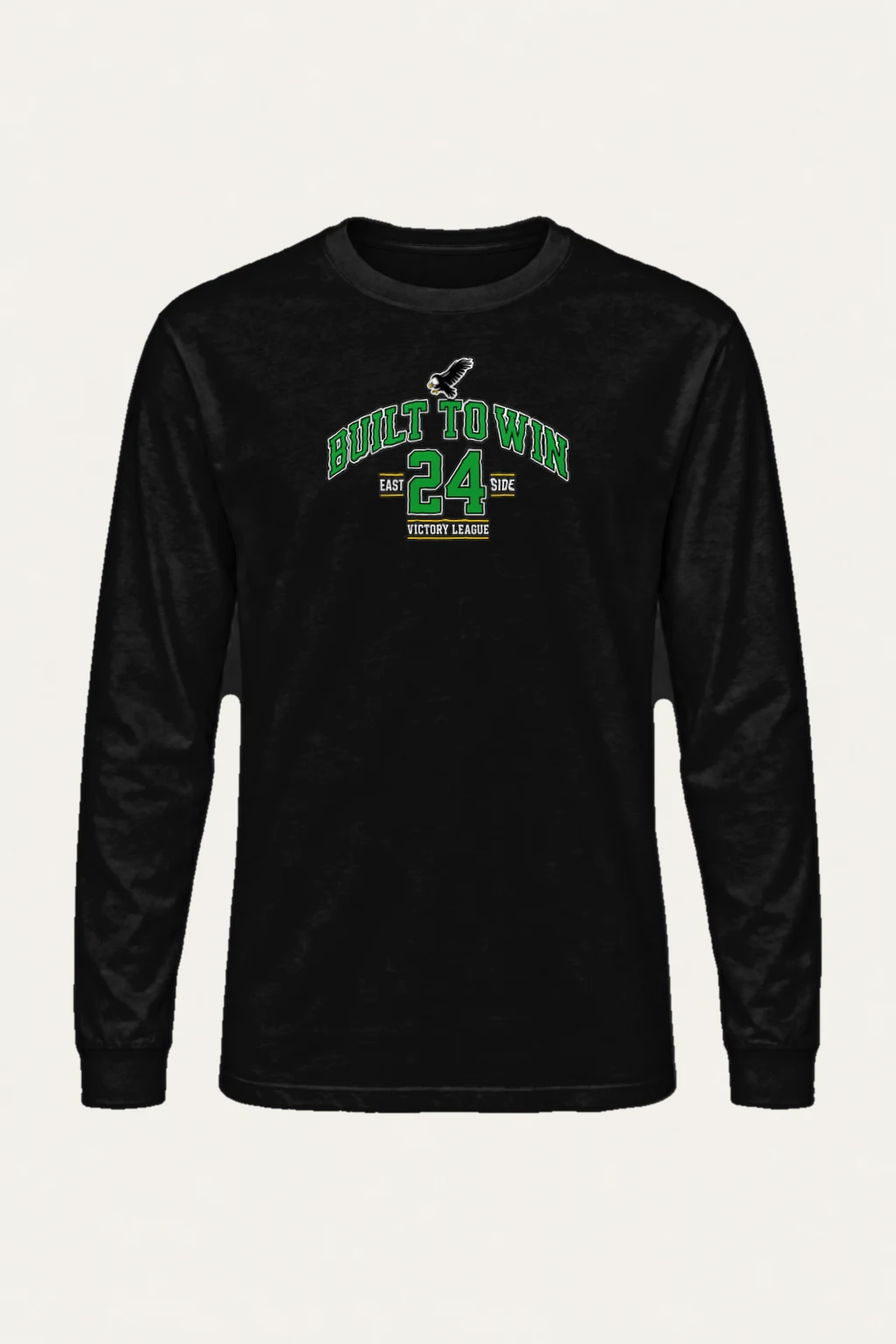 "Built To Win" Unisex Longsleeve T-shirt | Gildan 2400