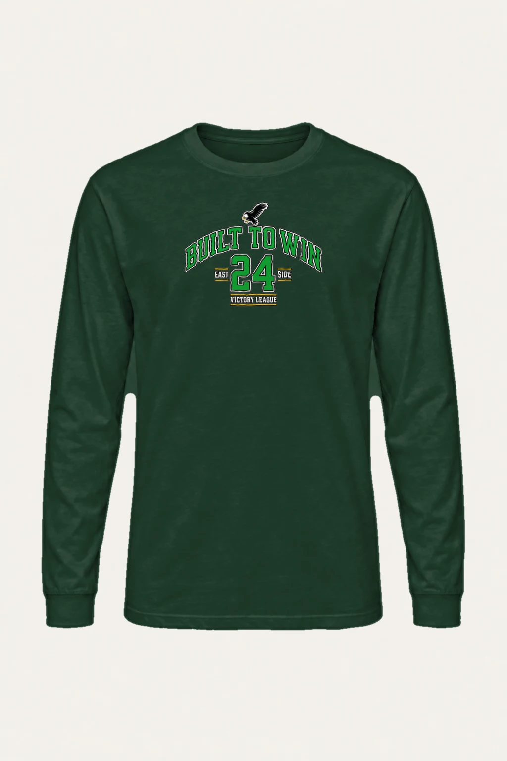 "Built To Win" Unisex Longsleeve T-shirt | Gildan 2400