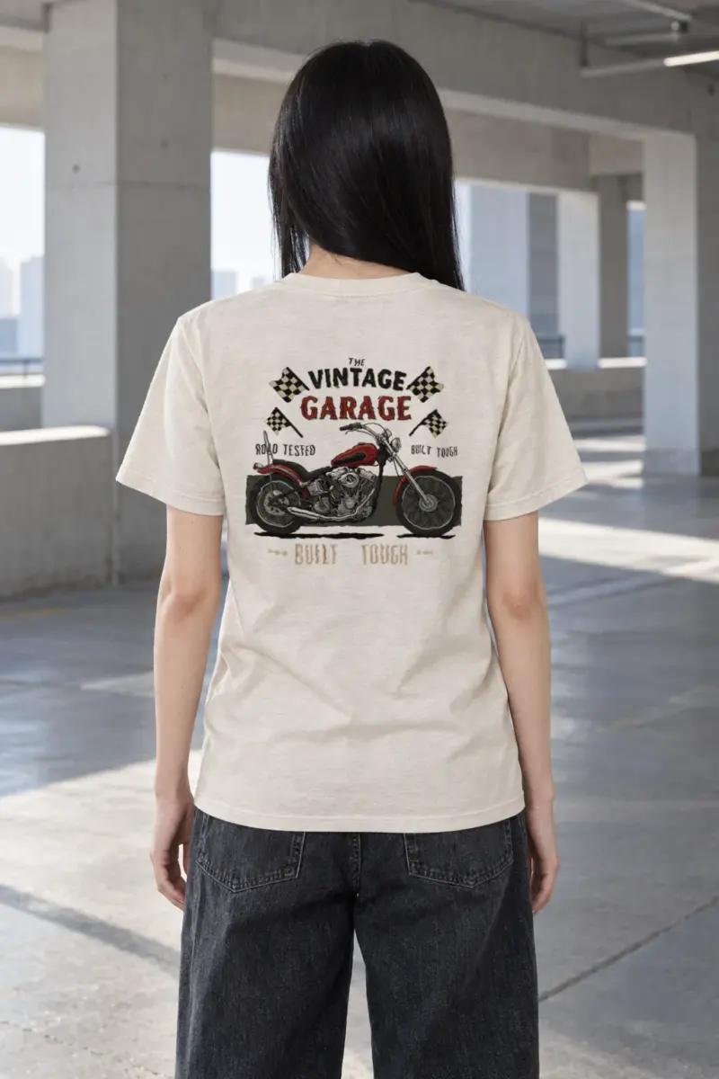 "Built Tough Road Tested" Heavyweight Unisex Crewneck T-shirt | Gildan 5000