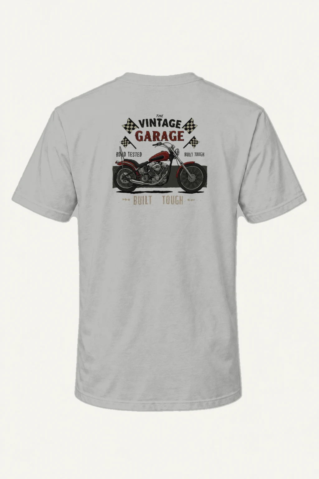 "Built Tough Road Tested" Heavyweight Unisex Crewneck T-shirt | Gildan 5000