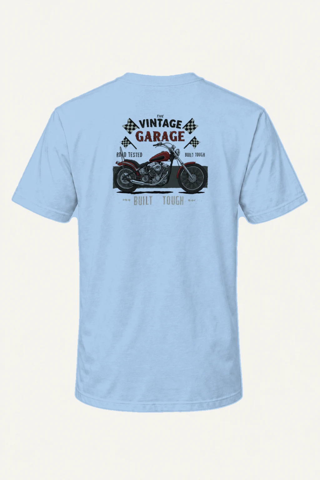 "Built Tough Road Tested" Heavyweight Unisex Crewneck T-shirt | Gildan 5000