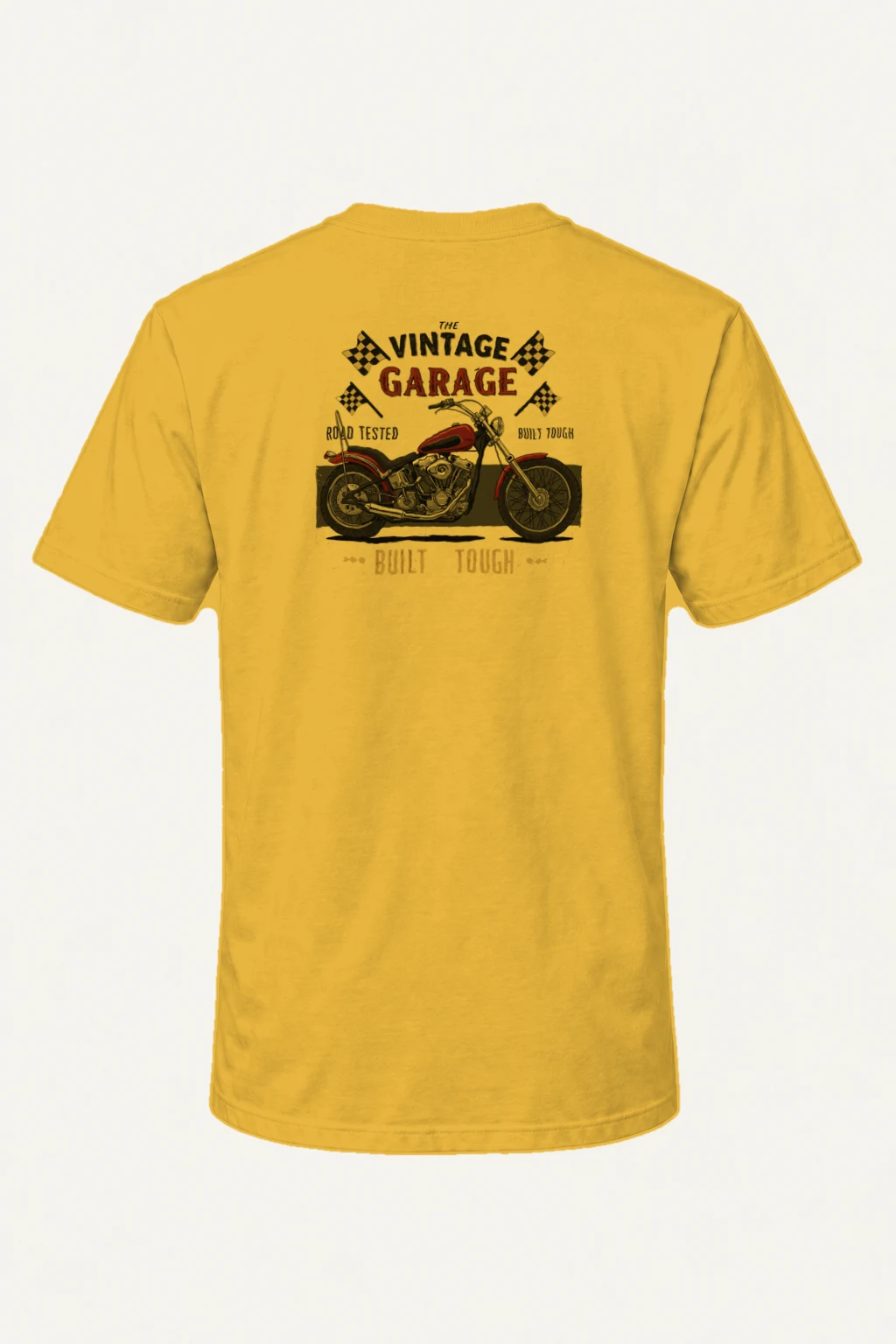 "Built Tough Road Tested" Heavyweight Unisex Crewneck T-shirt | Gildan 5000