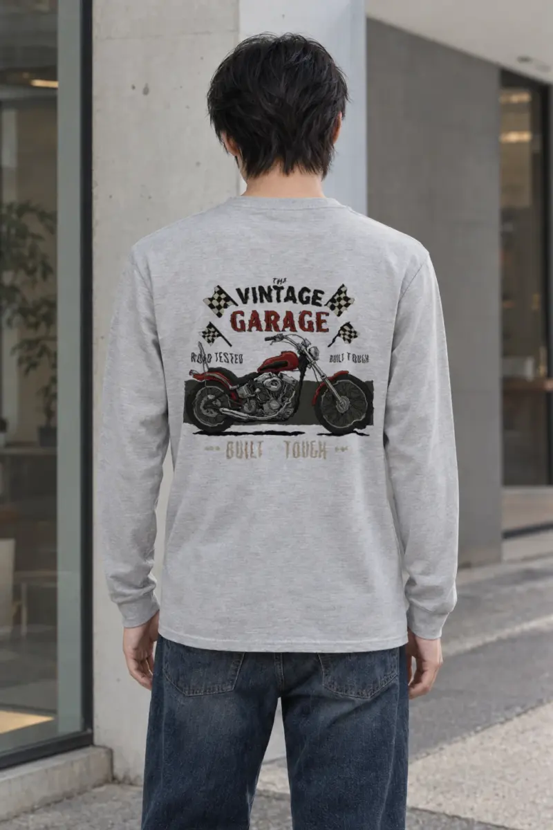 "Built Tough Road Tested" Unisex Longsleeve T-shirt | Gildan 2400
