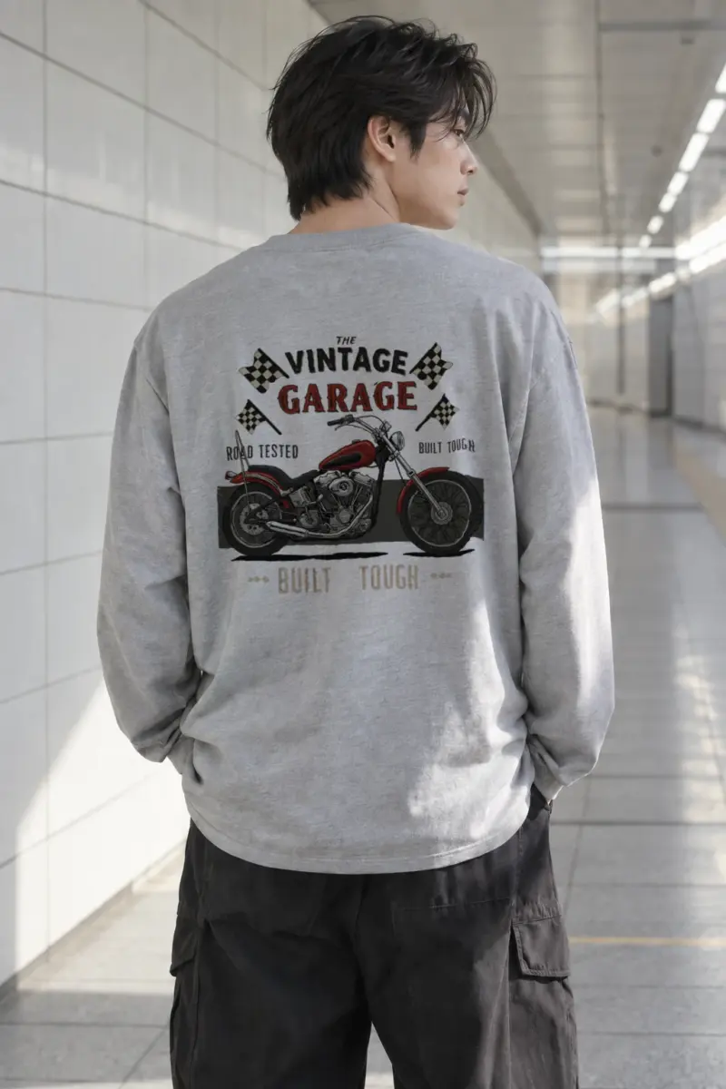 “Built Tough Road Tested” Unisex Longsleeve T-shirt | Gildan 2400