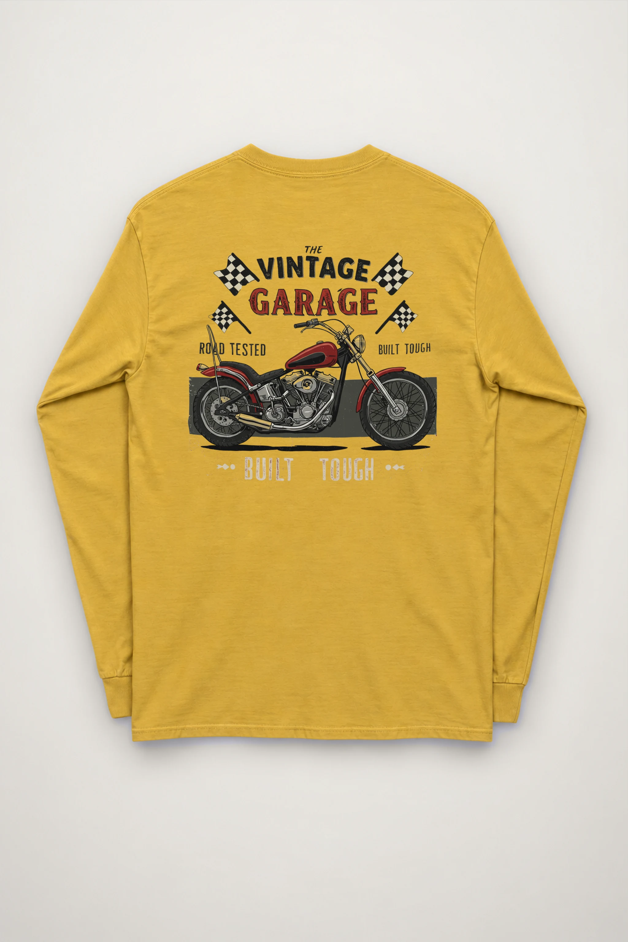 "Built Tough Road Tested" Unisex Longsleeve T-shirt