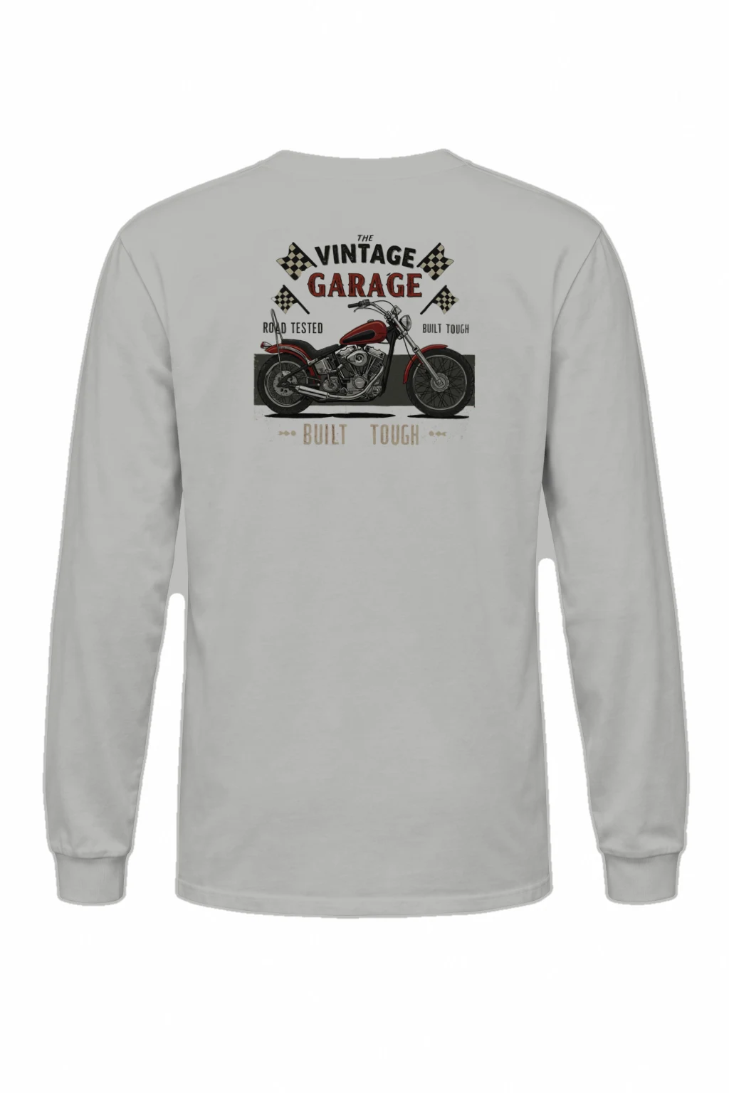"Built Tough Road Tested" Unisex Longsleeve T-shirt | Gildan 2400