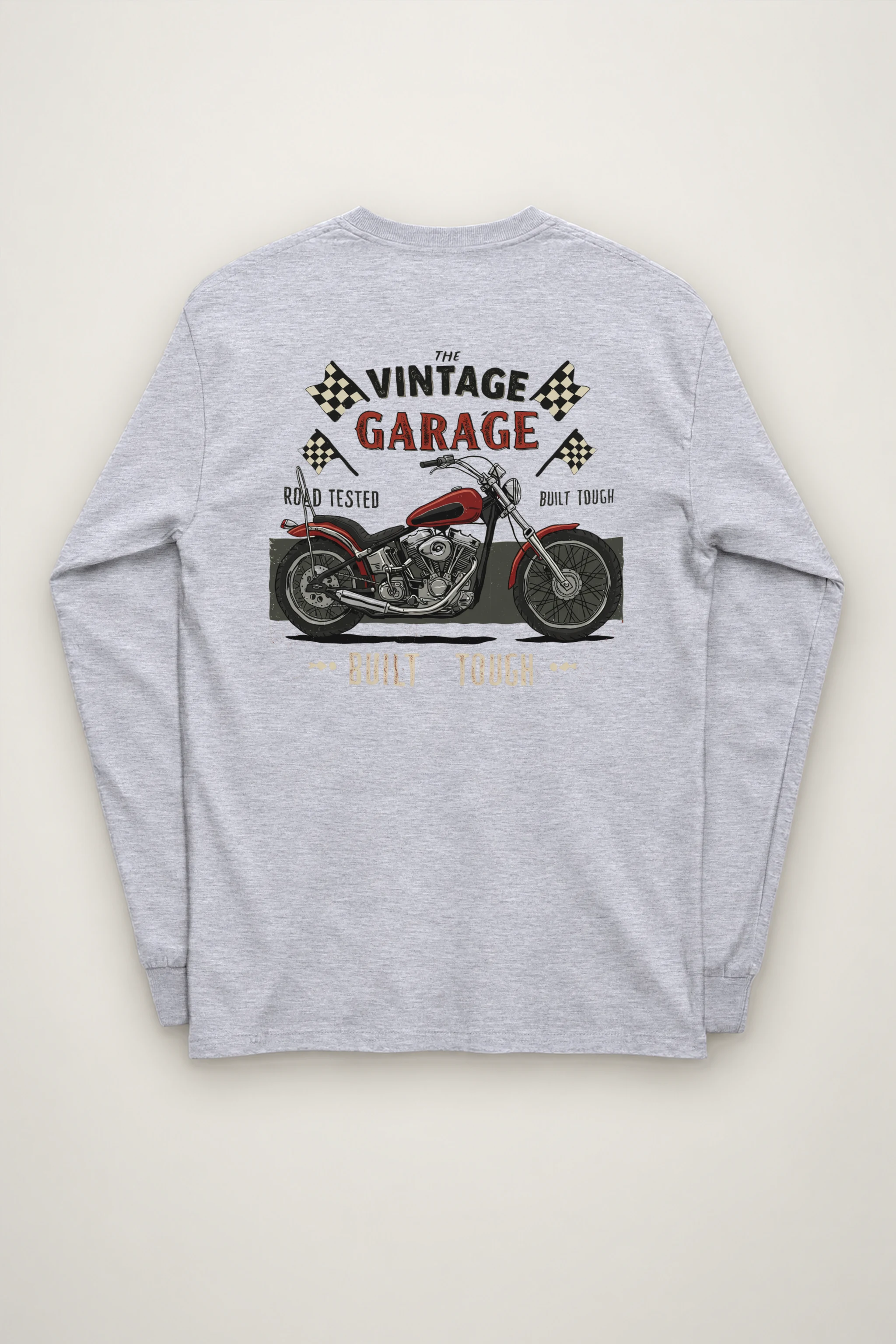 "Built Tough Road Tested" Unisex Longsleeve T-shirt