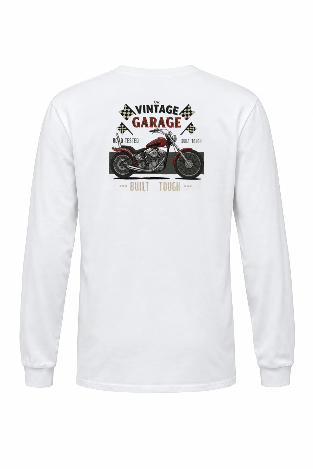"Built Tough Road Tested" Unisex Longsleeve T-shirt | Gildan 2400