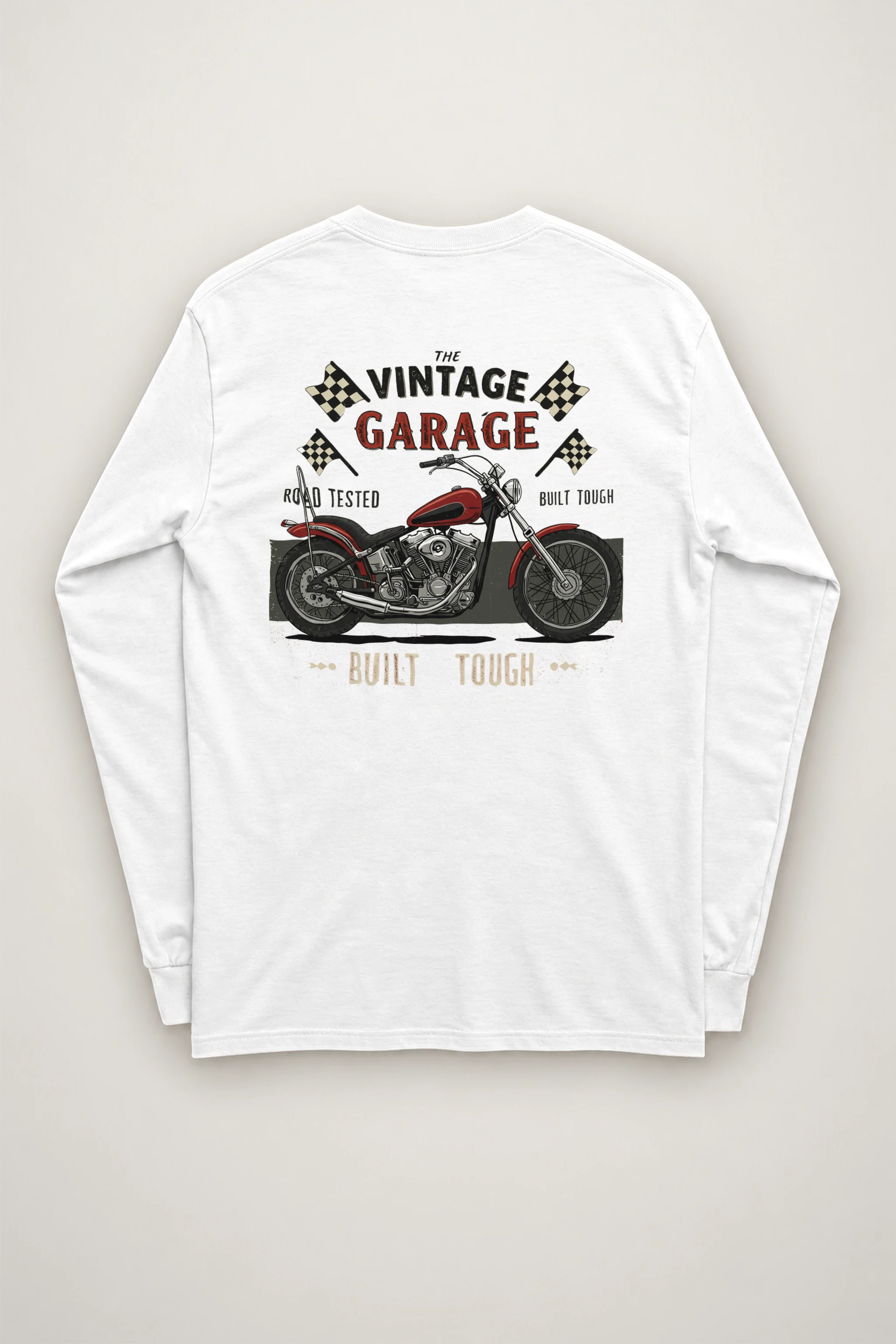 "Built Tough Road Tested" Unisex Longsleeve T-shirt