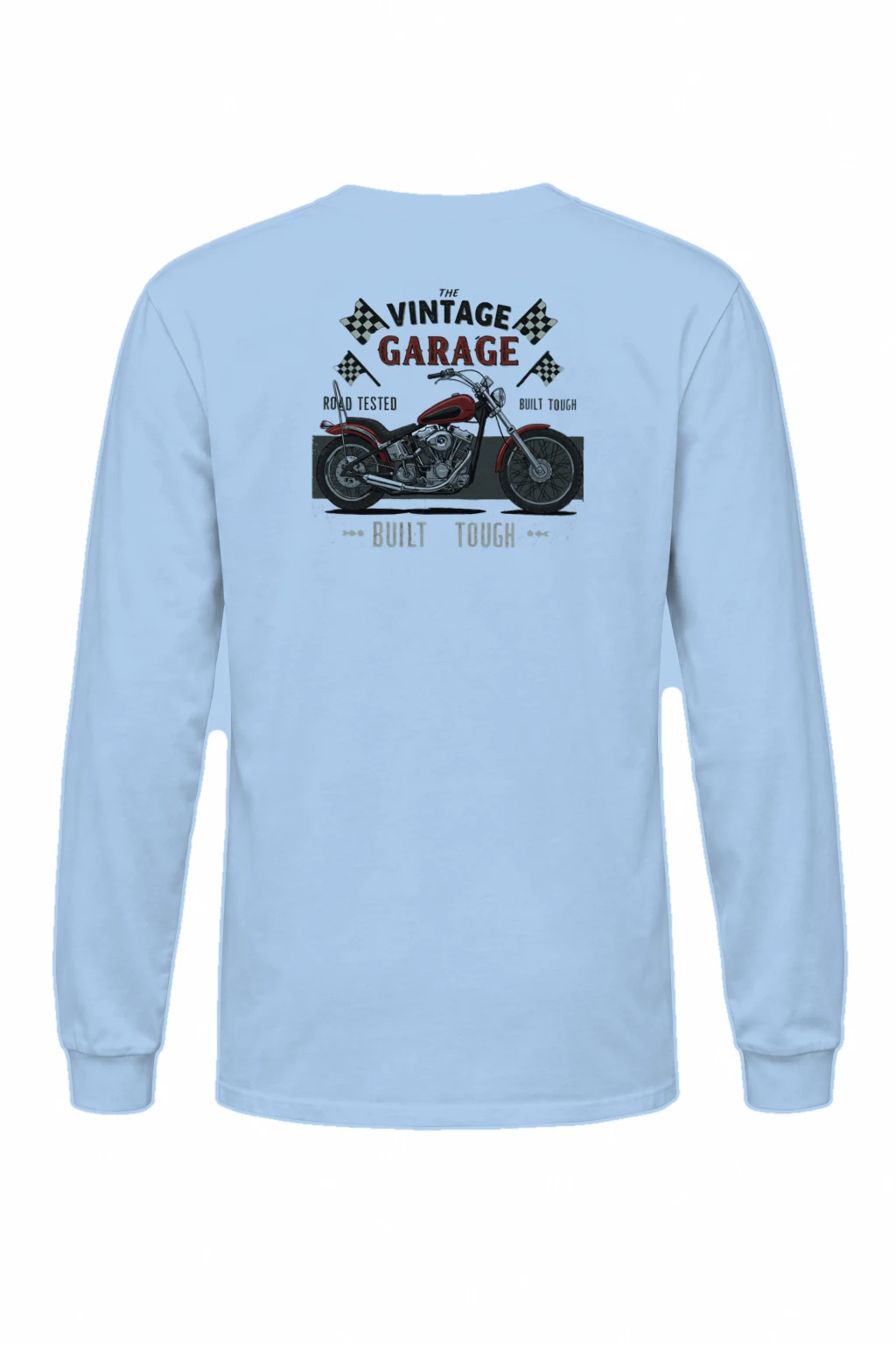 "Built Tough Road Tested" Unisex Longsleeve T-shirt | Gildan 2400