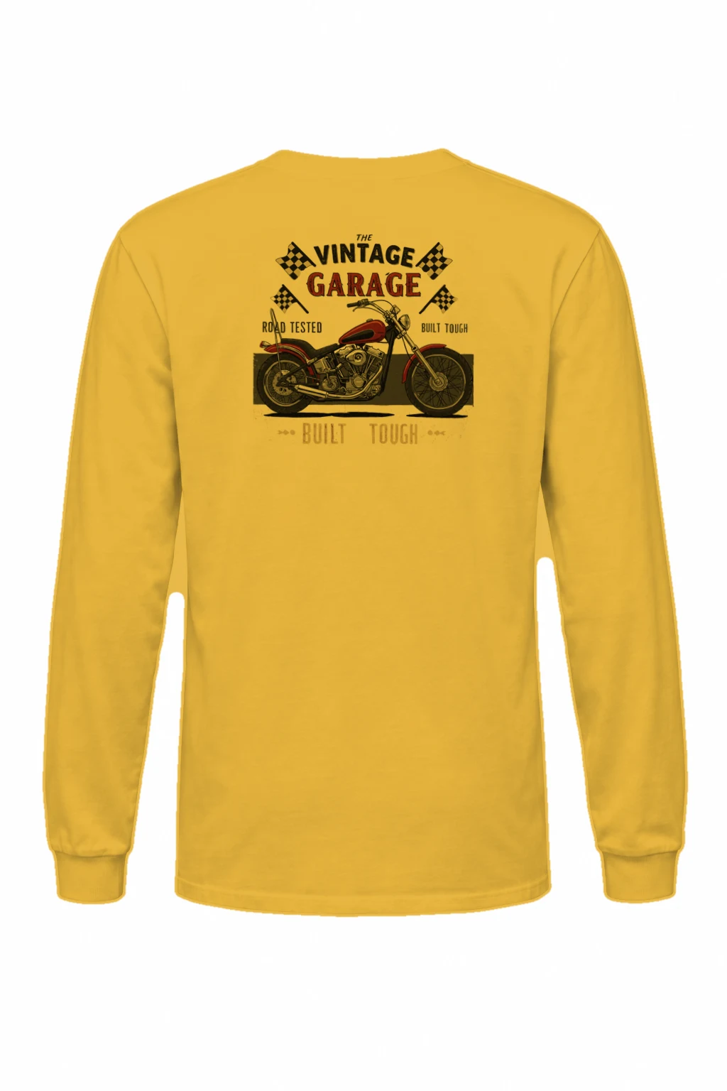 "Built Tough Road Tested" Unisex Longsleeve T-shirt | Gildan 2400