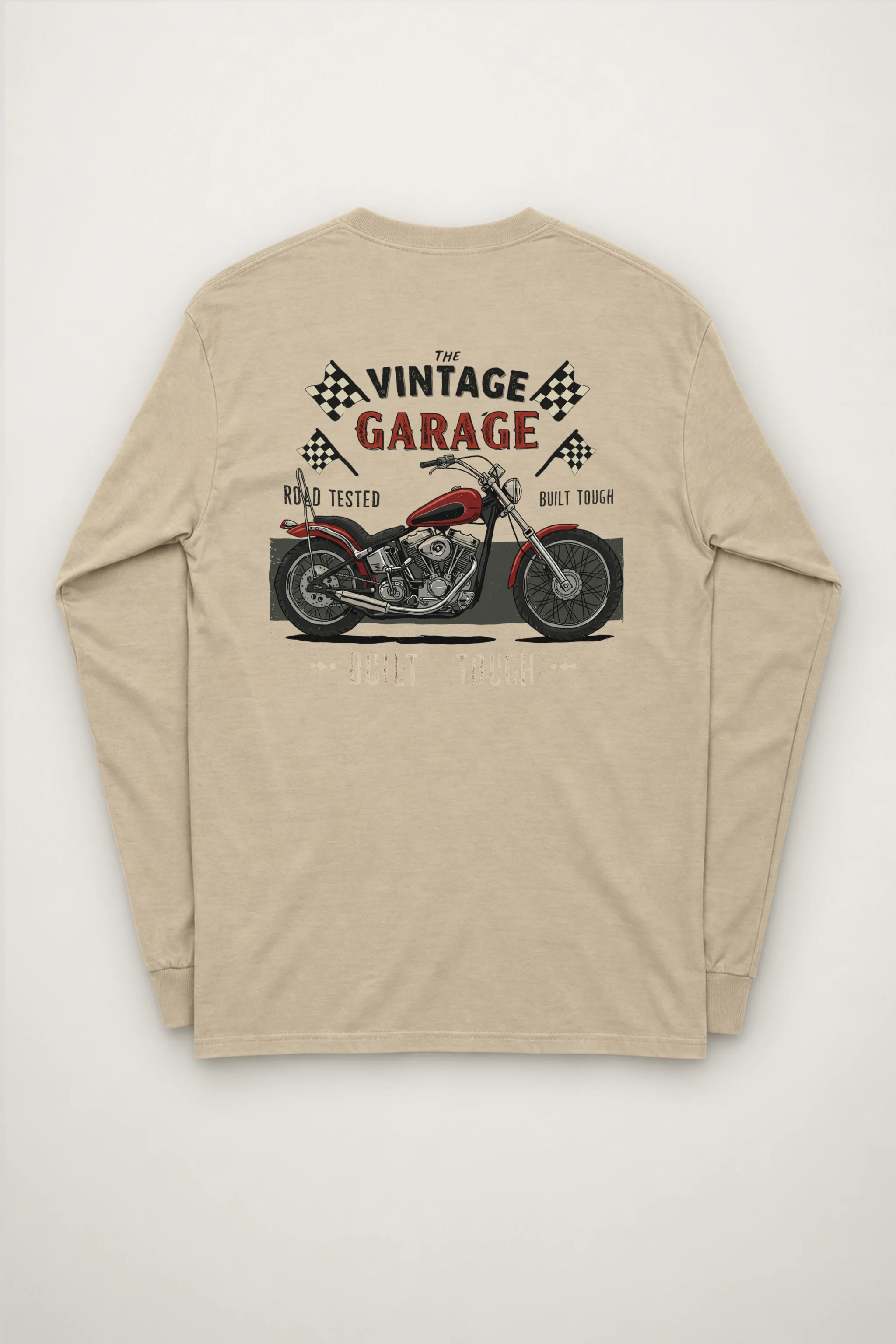 "Built Tough Road Tested" Unisex Longsleeve T-shirt