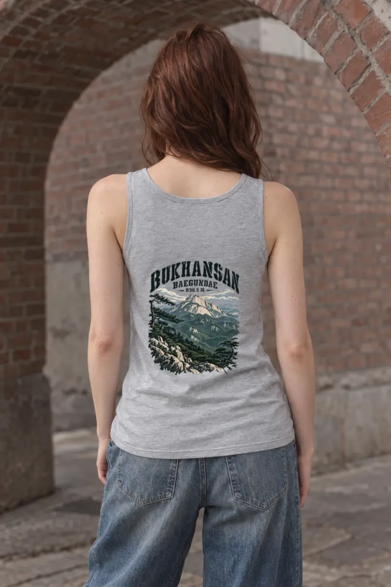 "Bukhansan Baegundae 836.5 M" Unisex Jersey Tank