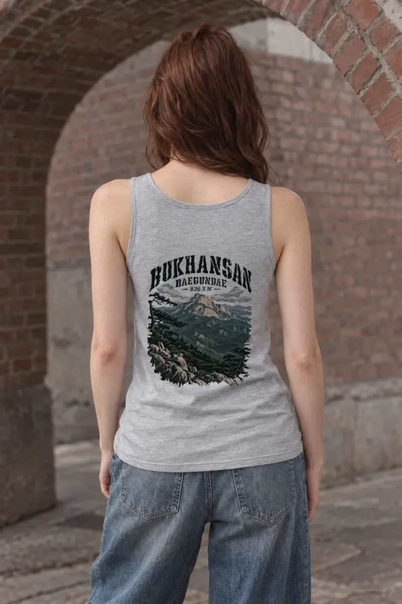 "Bukhansan Baegundae 836.5 M" Unisex Jersey Tank