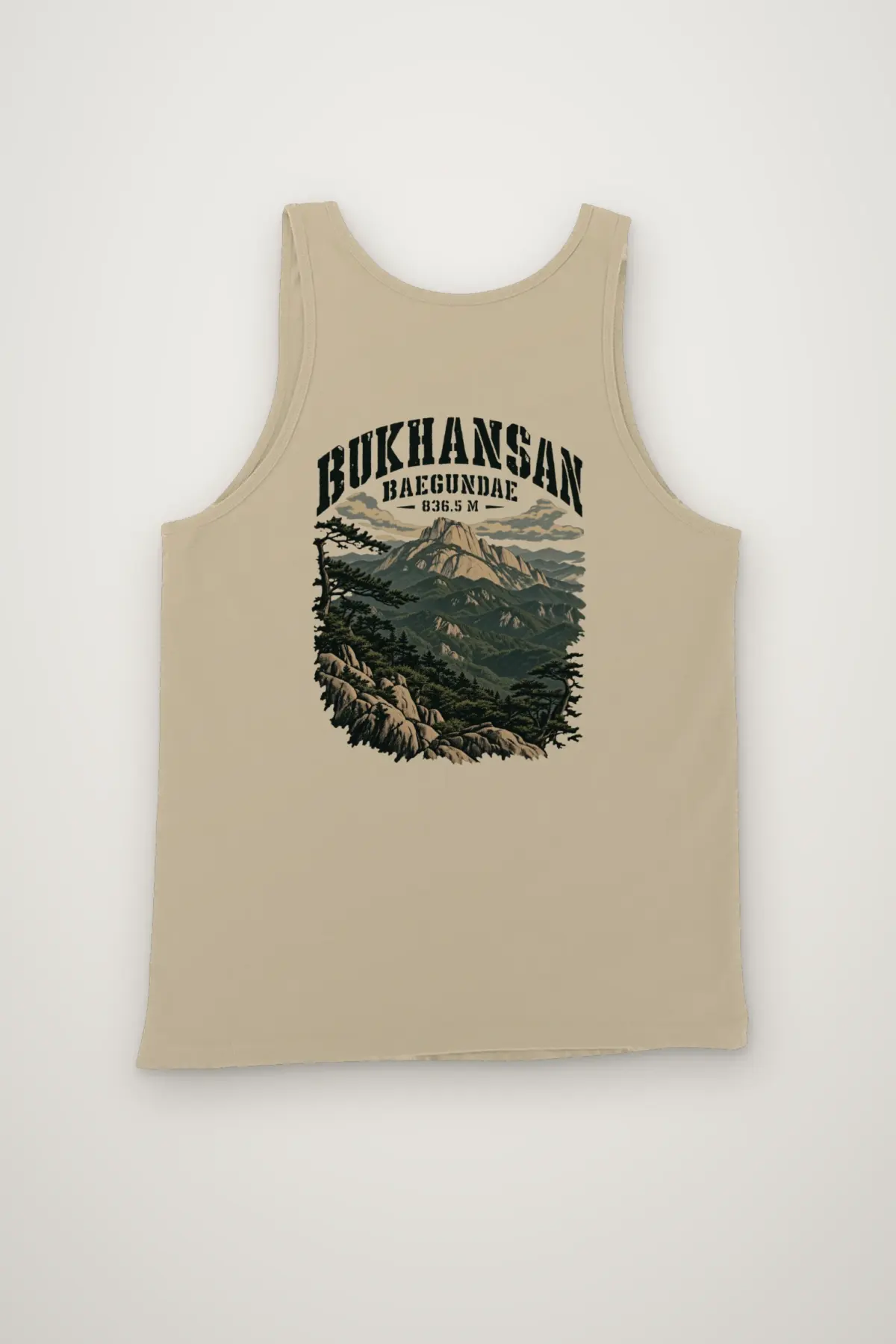 "Bukhansan Baegundae 836.5 M" Unisex Jersey Tank