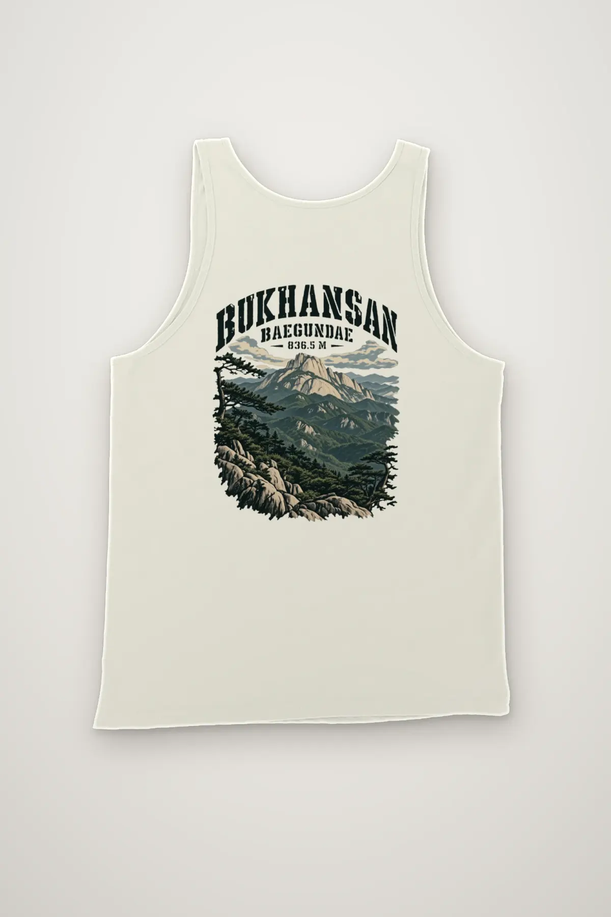 "Bukhansan Baegundae 836.5 M" Unisex Jersey Tank