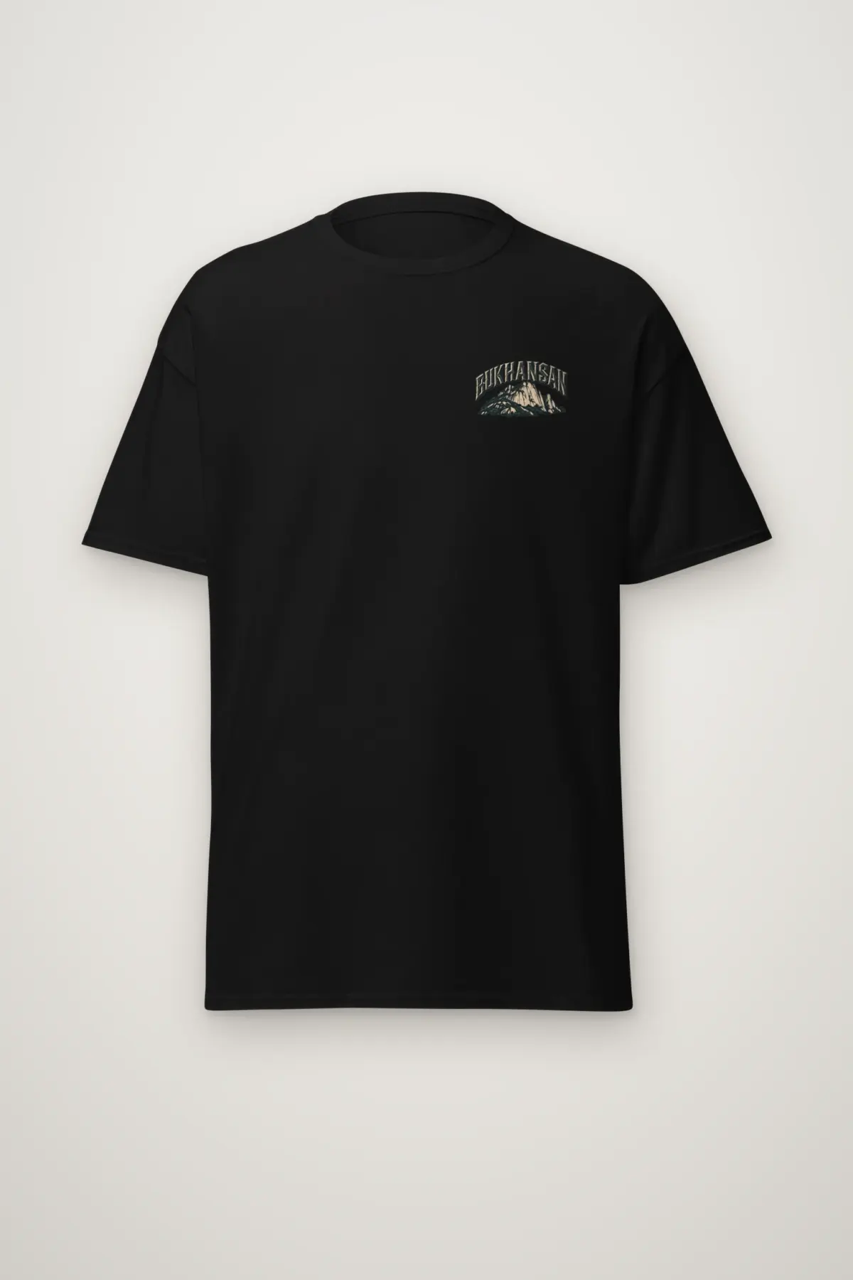 "Bukhansan Granite Shoulders" Heavyweight Unisex Crewneck T-shirt
