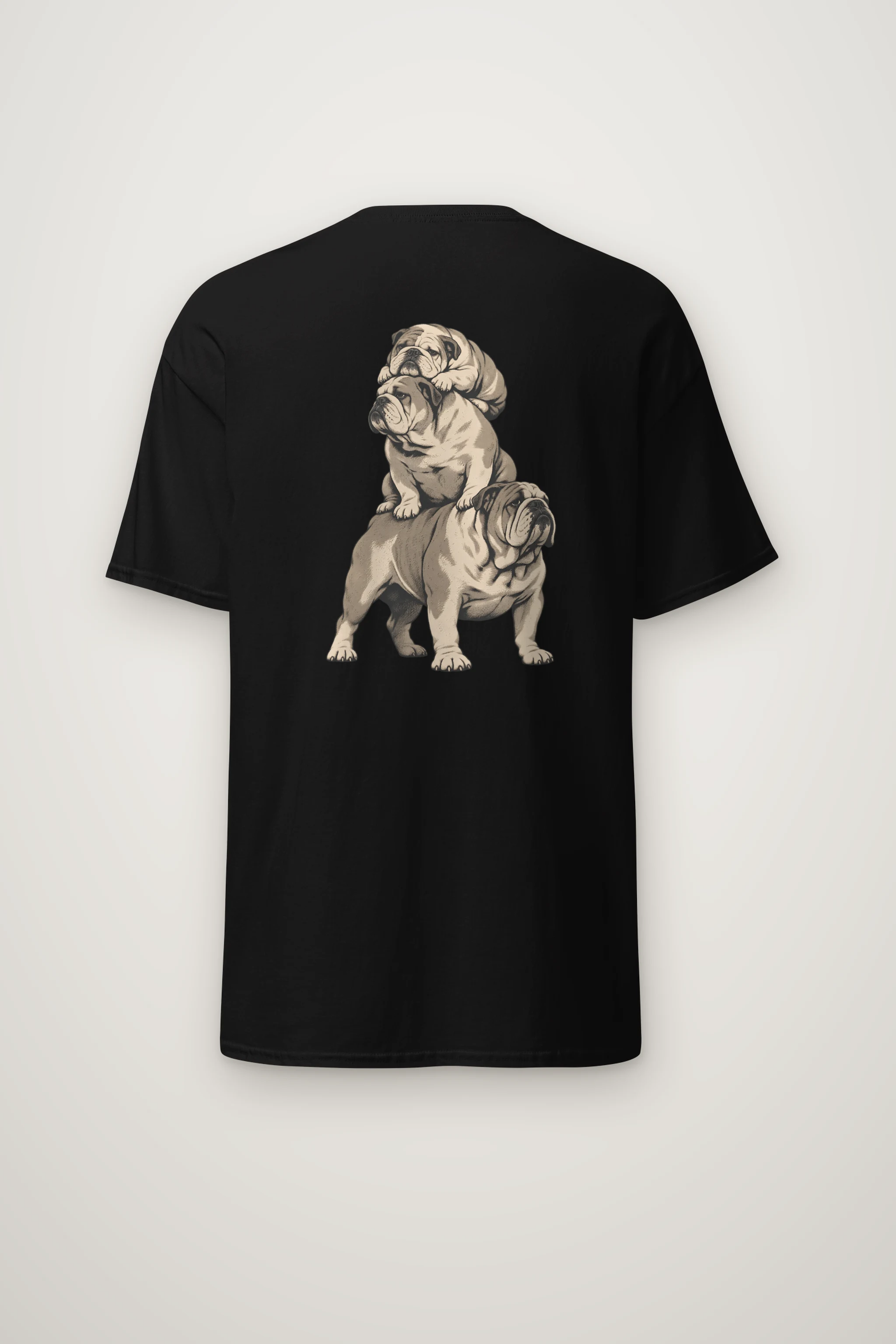 "Bulldog Balance" Heavyweight Unisex Crewneck T-shirt